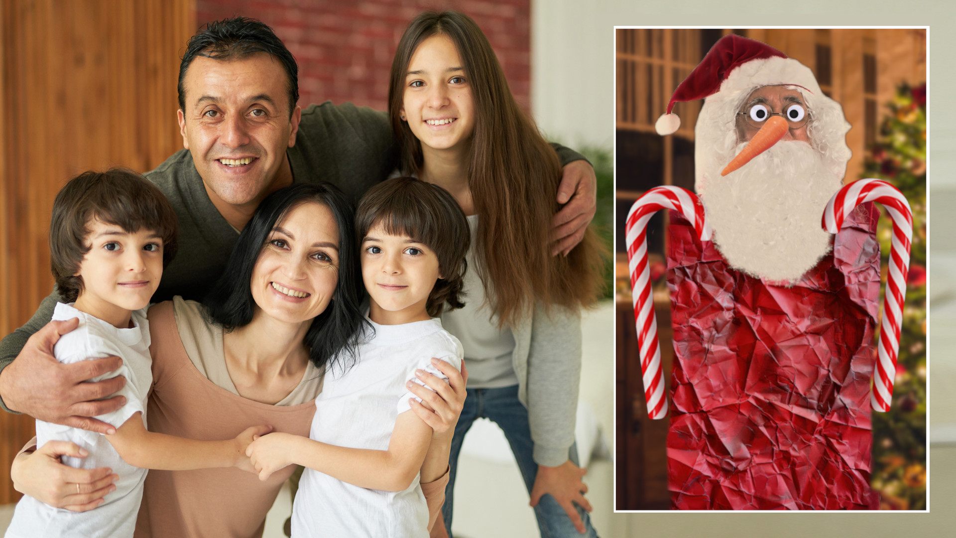The Luxembourg Wurst: International family visited by freakish Christmas figure the parents themselves created
