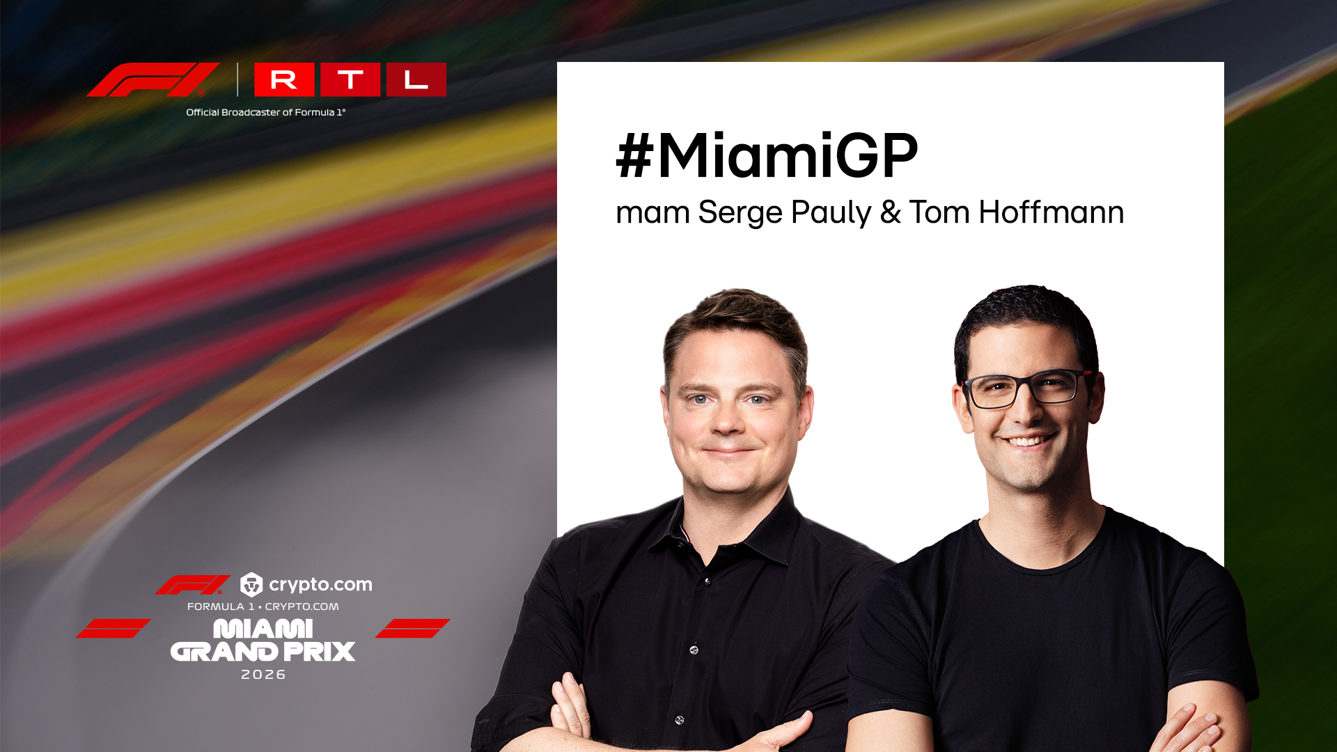 D'Course live dëse Sonndeg um 21:30 Auer op RTL ZWEE an RTL PLAY: Formel 1: Grousse Präis vu Miami