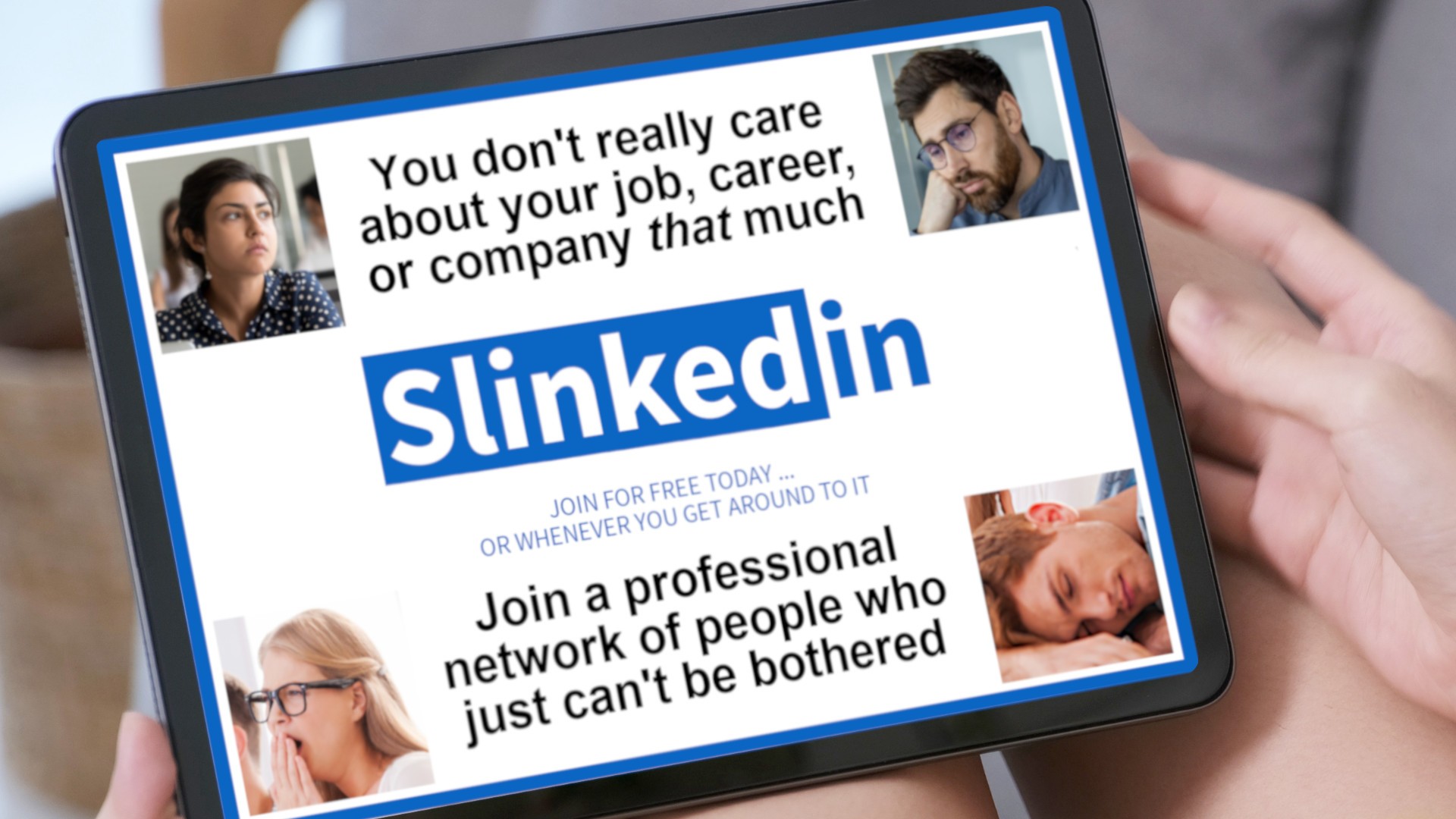 The Luxembourg Wurst: The Luxembourg Wurst: New professional networking site for those who aren't motivated and don't really care