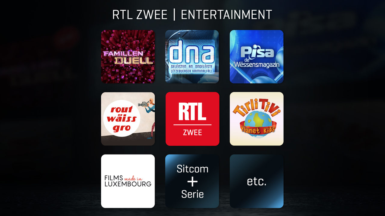 NOUVELLE GRILLE TV: News sur RTL Télé Lëtzebuerg, divertissement sur ...