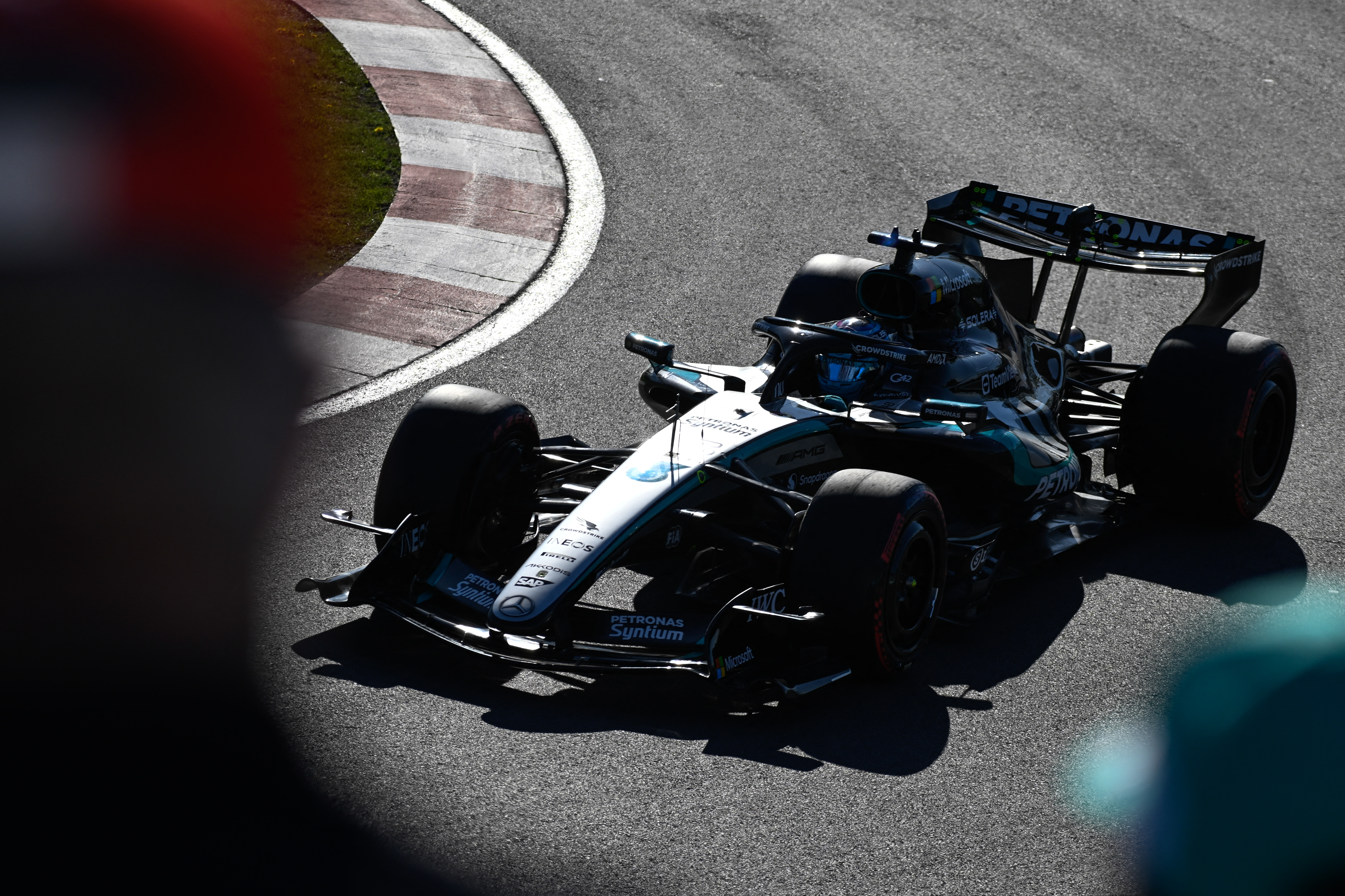 Formel 1: Grousse Präis vu Kanada: George Russell geet am Sprint als Éischten op Punktejuegd
