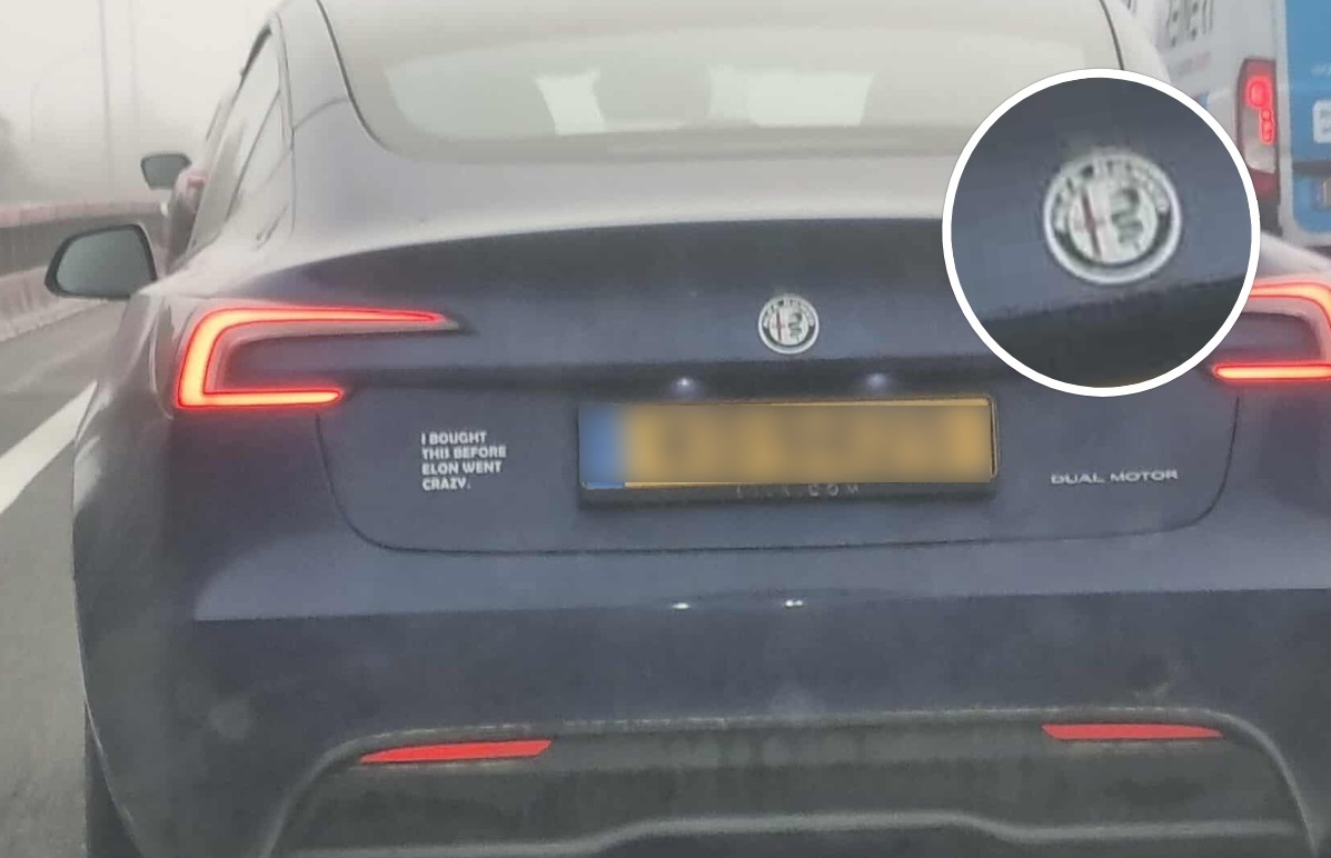 Amid Musk political controversies: Amid Musk political controversies: 'Rebranded' Tesla spotted on Luxembourg motorway