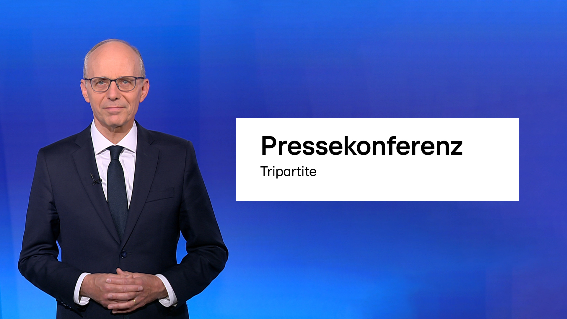 Livestream géint 18 Auer: Pressekonferenz mam Premier Luc Frieden no der éischter Tripartite-Ronn am Nomëtteg