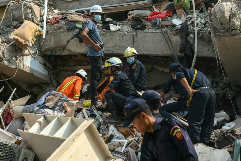 Exhausted and overwhelmed: 'We need aid': rescuers in quake-hit Myanmar ...