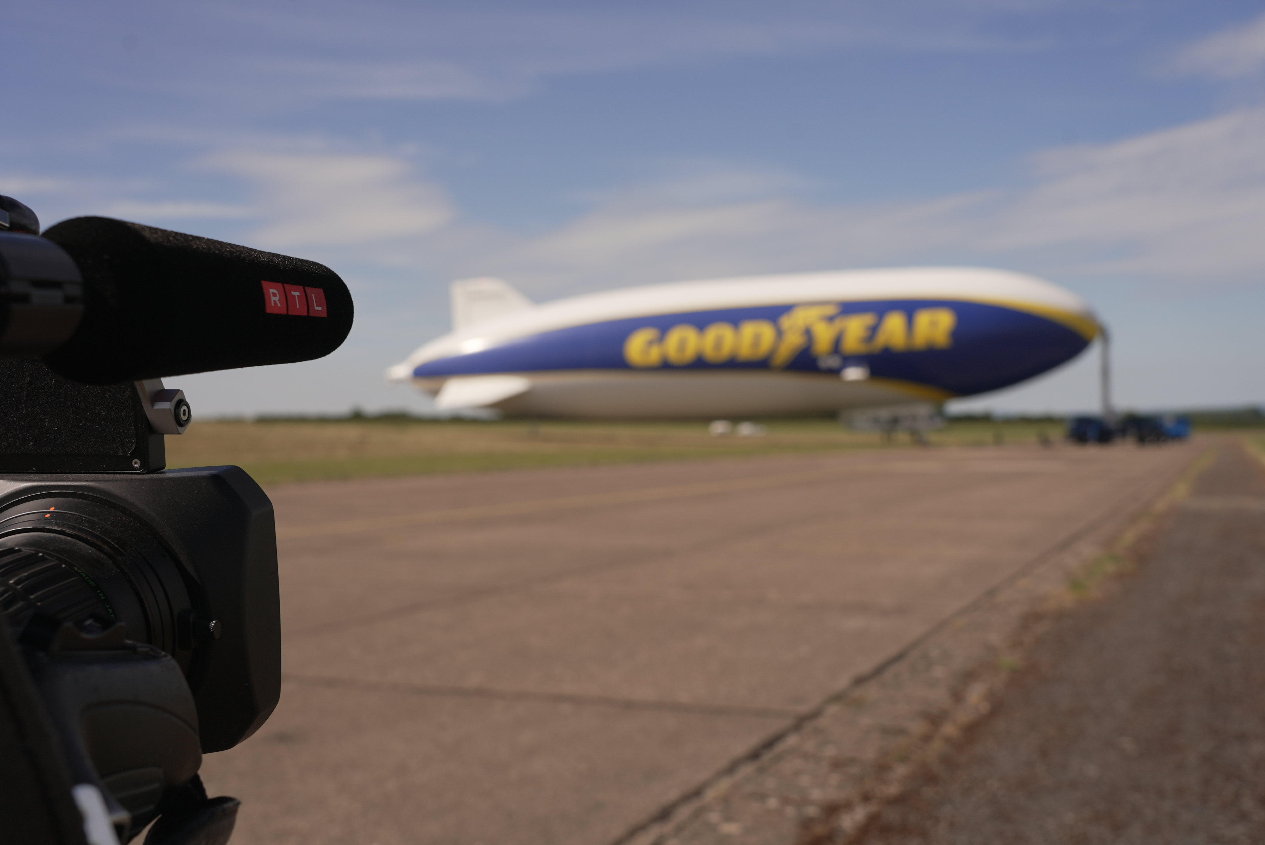 Journey across Europe: Goodyear blimp flies over Luxembourg on Wednesday