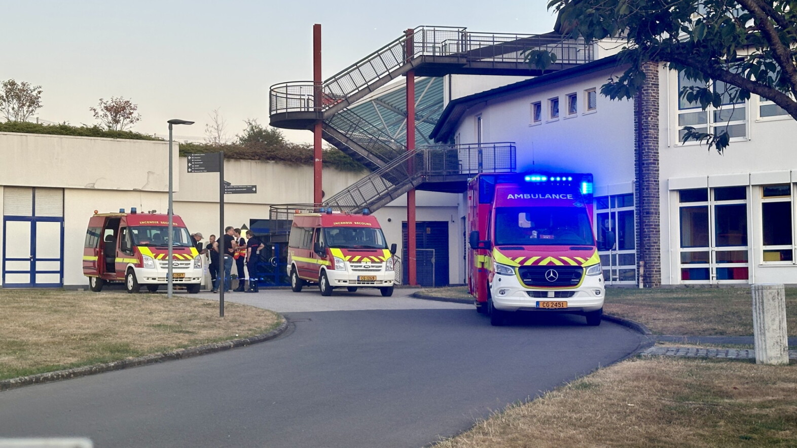 Ces dernière heures: Quatre blessés transportés aux urgences au Luxembourg
