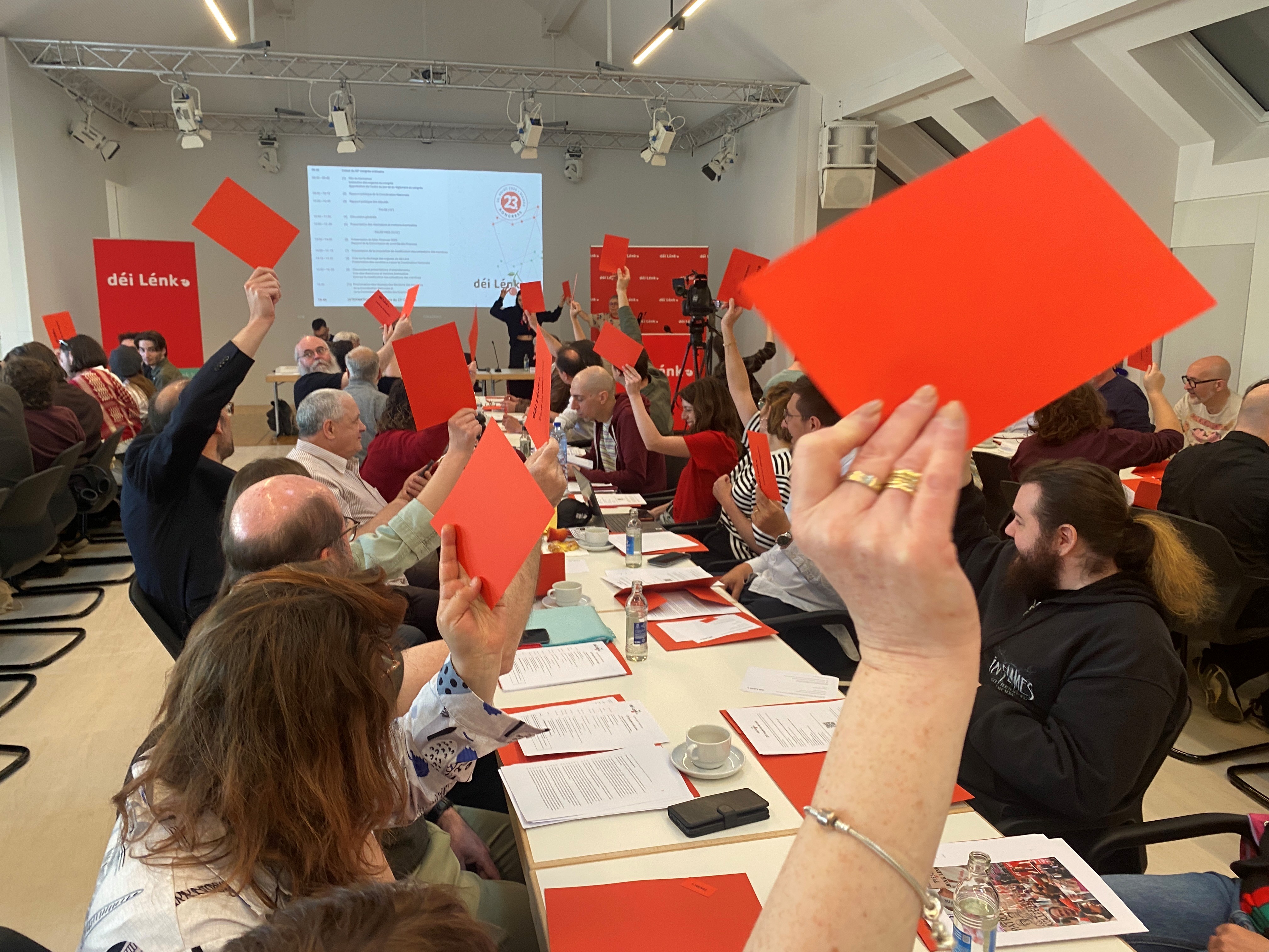 Nationalkongress vun Déi Lénk: 