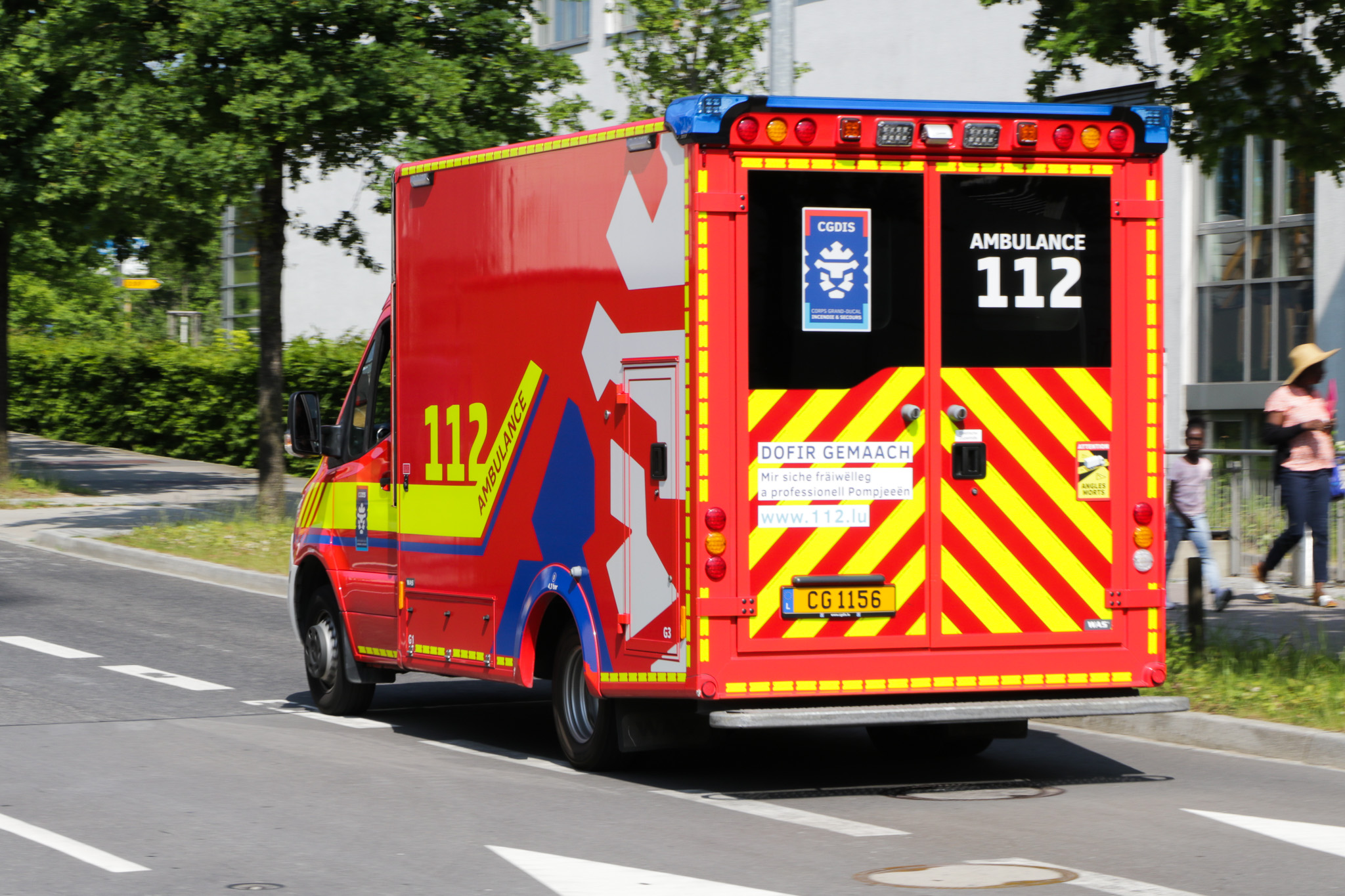 Luxembourg: Deux accidents de la route et un feu de végétation mardi en fin d'après-midi