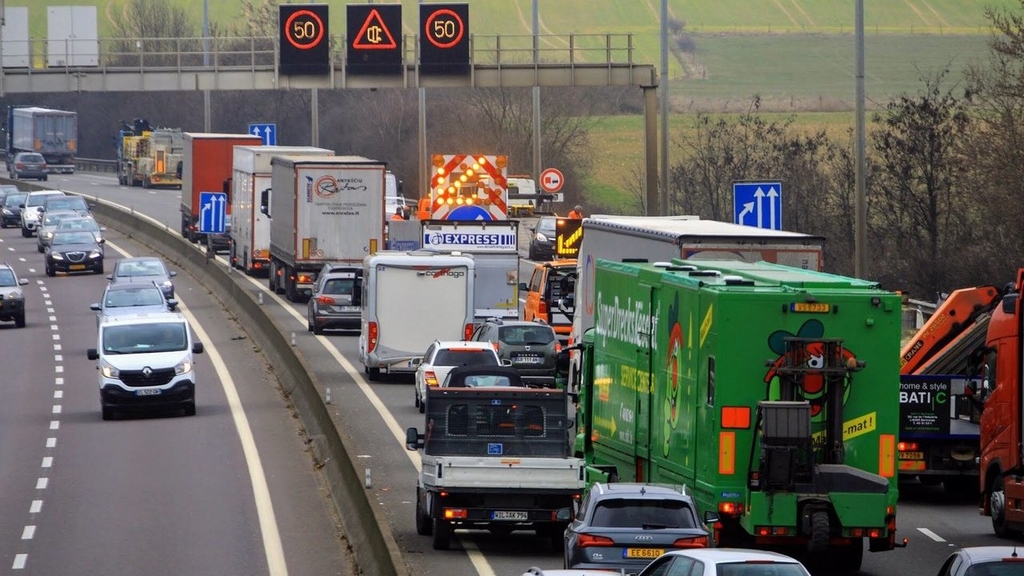 Luxembourg: Gros week-end de perturbations sur l’A6 entre Gasperich et Cessange