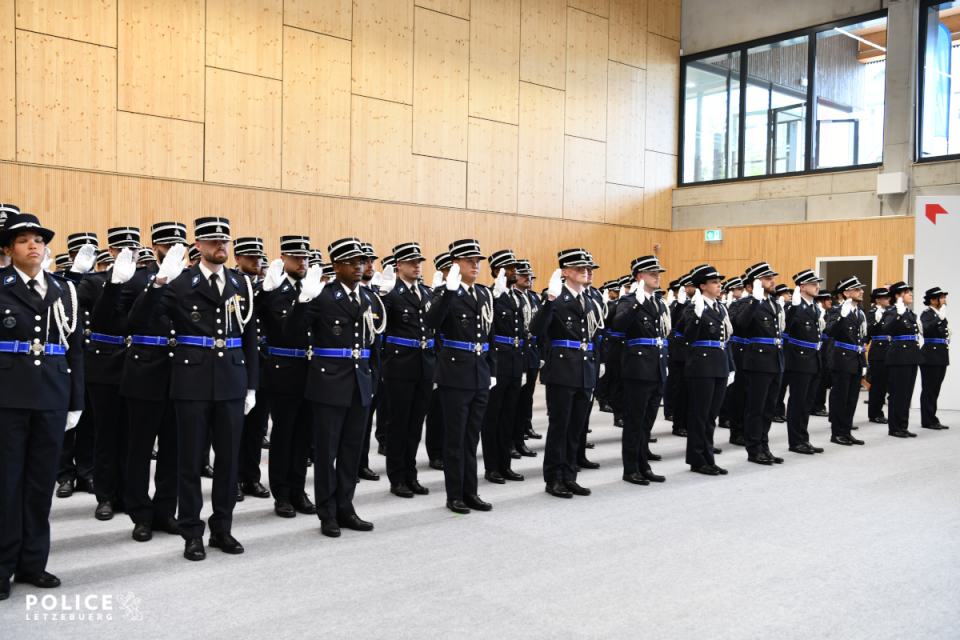 Méi Personal bei der Police: 144 nei Memberen assermentéiert ginn