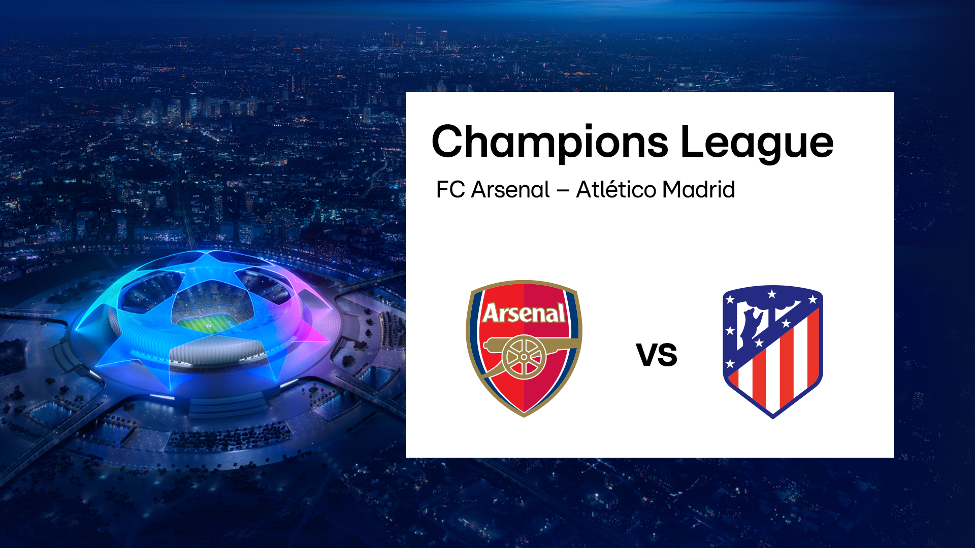 Champions League op RTL ZWEE, RTL.lu an um RTL Play: FC Arsenal géint Atlético Madrid vun 20:45 Auer u live