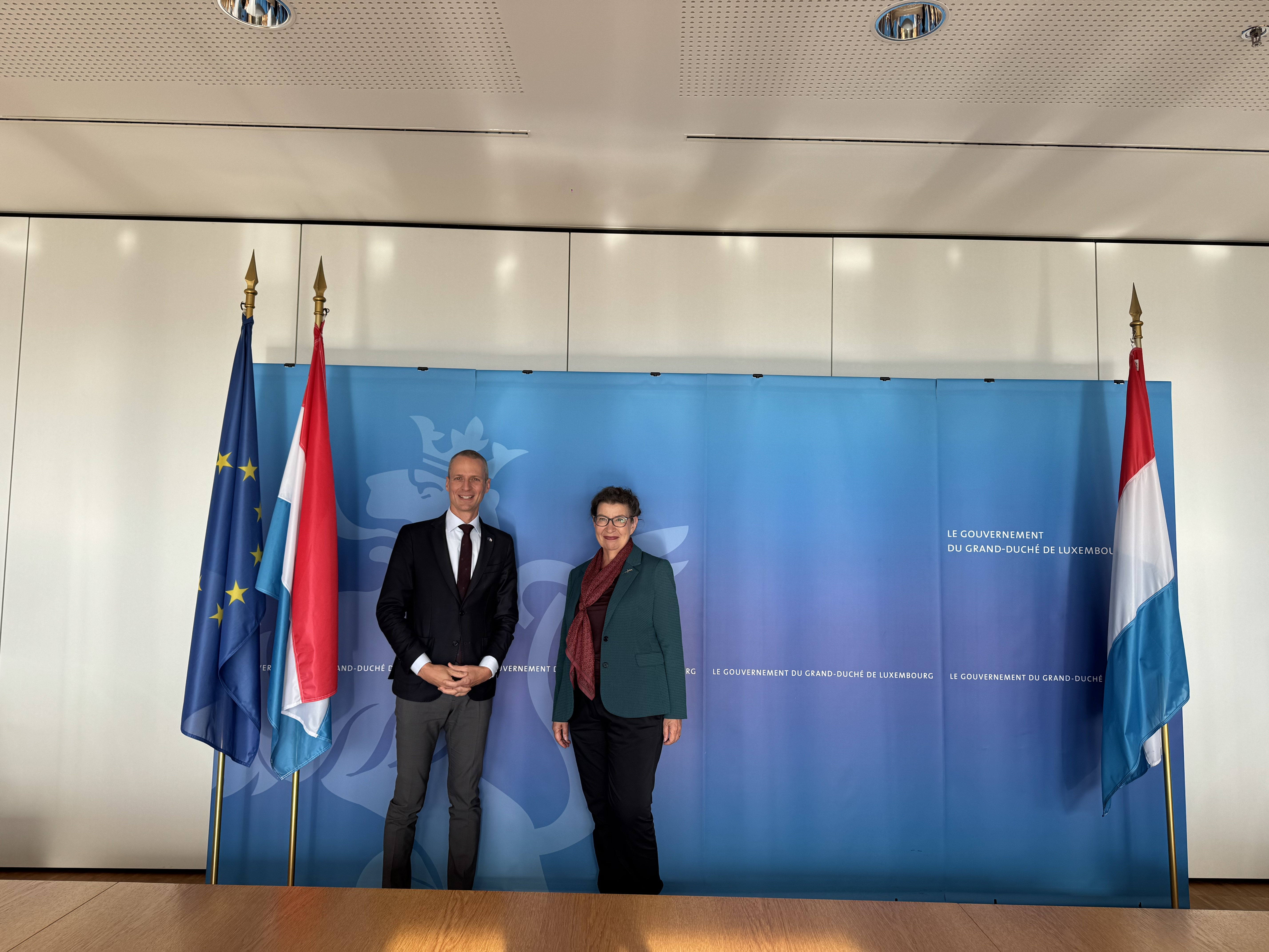 Europäesch Ëmweltagence: Direktesch Mononen op Aarbechtsvisite zu Lëtzebuerg