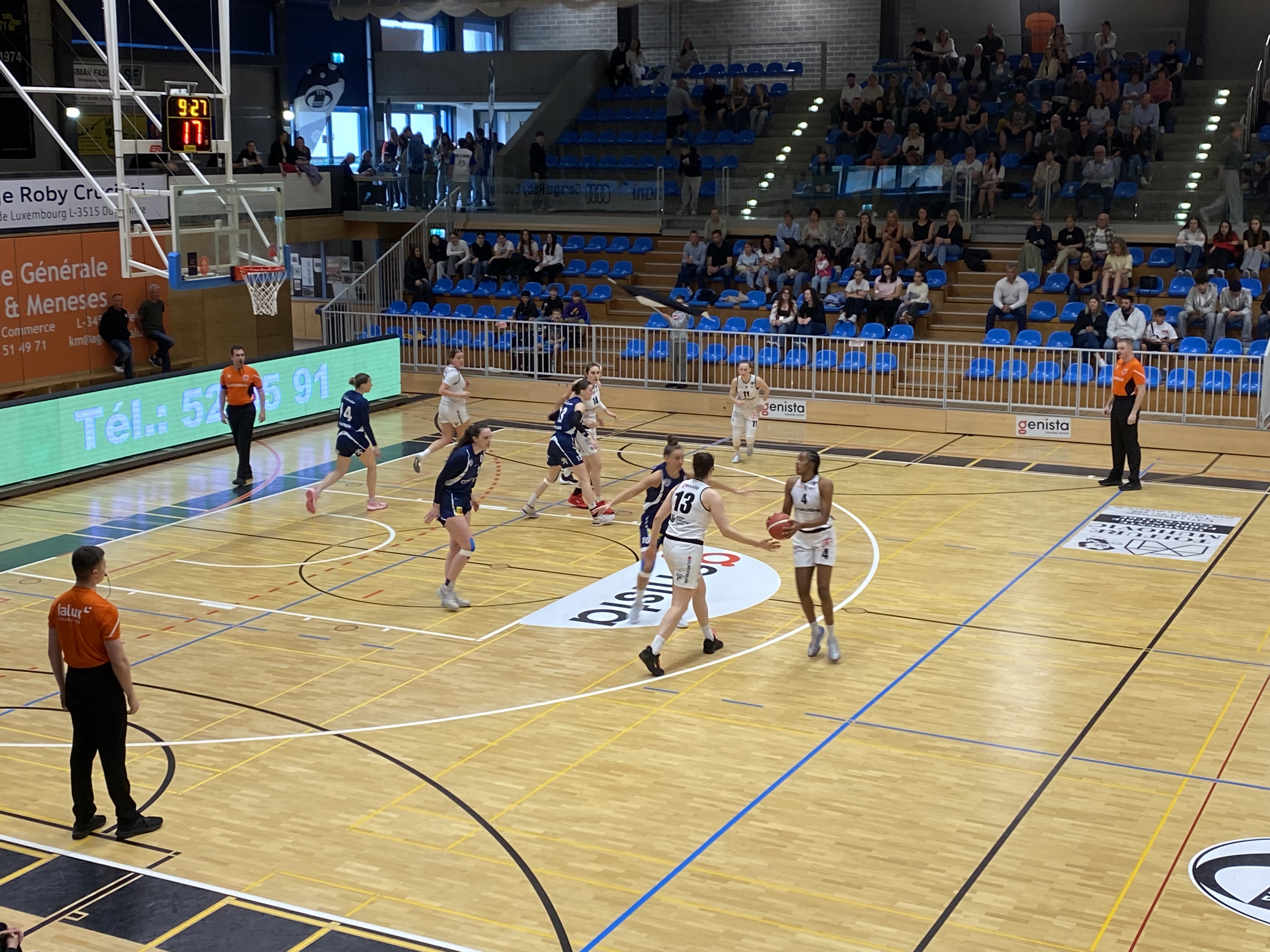 Basketball-Championnat: Diddelenger Damme ginn an der Finall 1:0 a Féierung