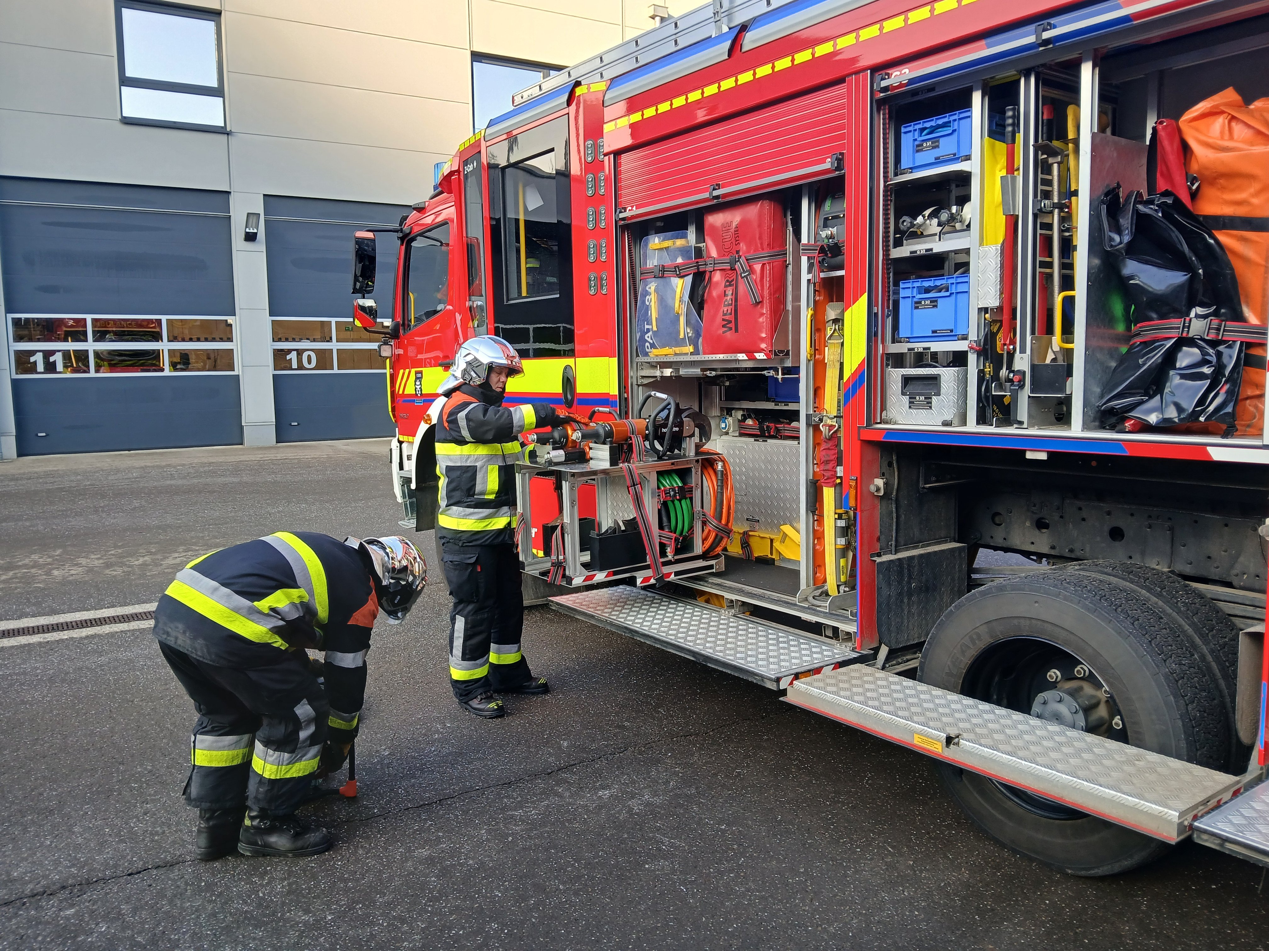 CGDIS-Bulletin um Freideg: Véier Blesséierter bei dräi Accidenter an e puer méi kleng Bränn