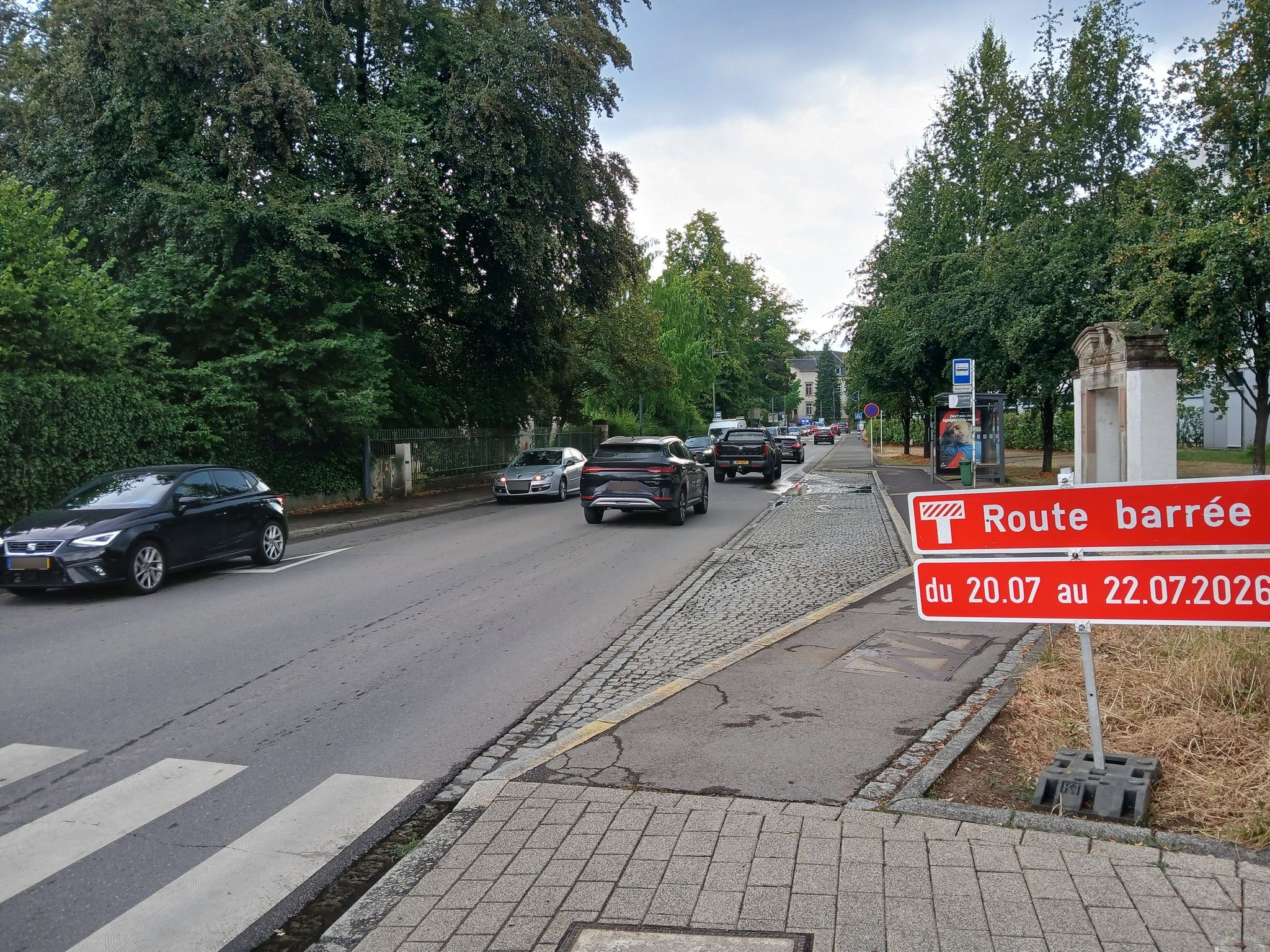 Perturbations en vue: L'avenue des Alliés partiellement fermée ces prochains jours à Ettelbruck