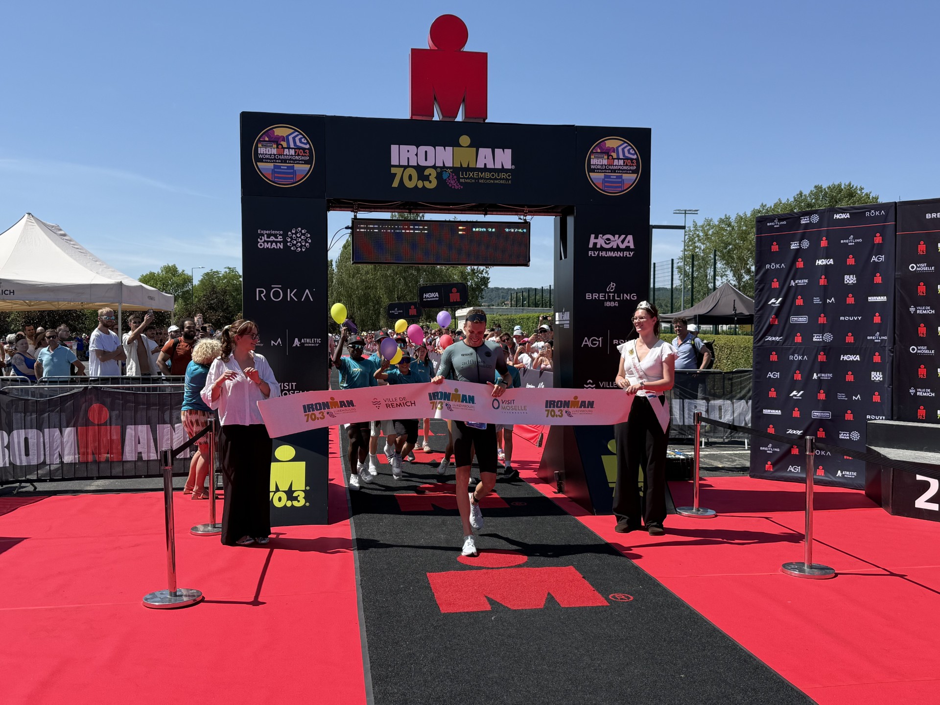Triathlon Ironman à Remich: Adrien Rossignon et Anna Reiff, sacrés champions du Luxembourg