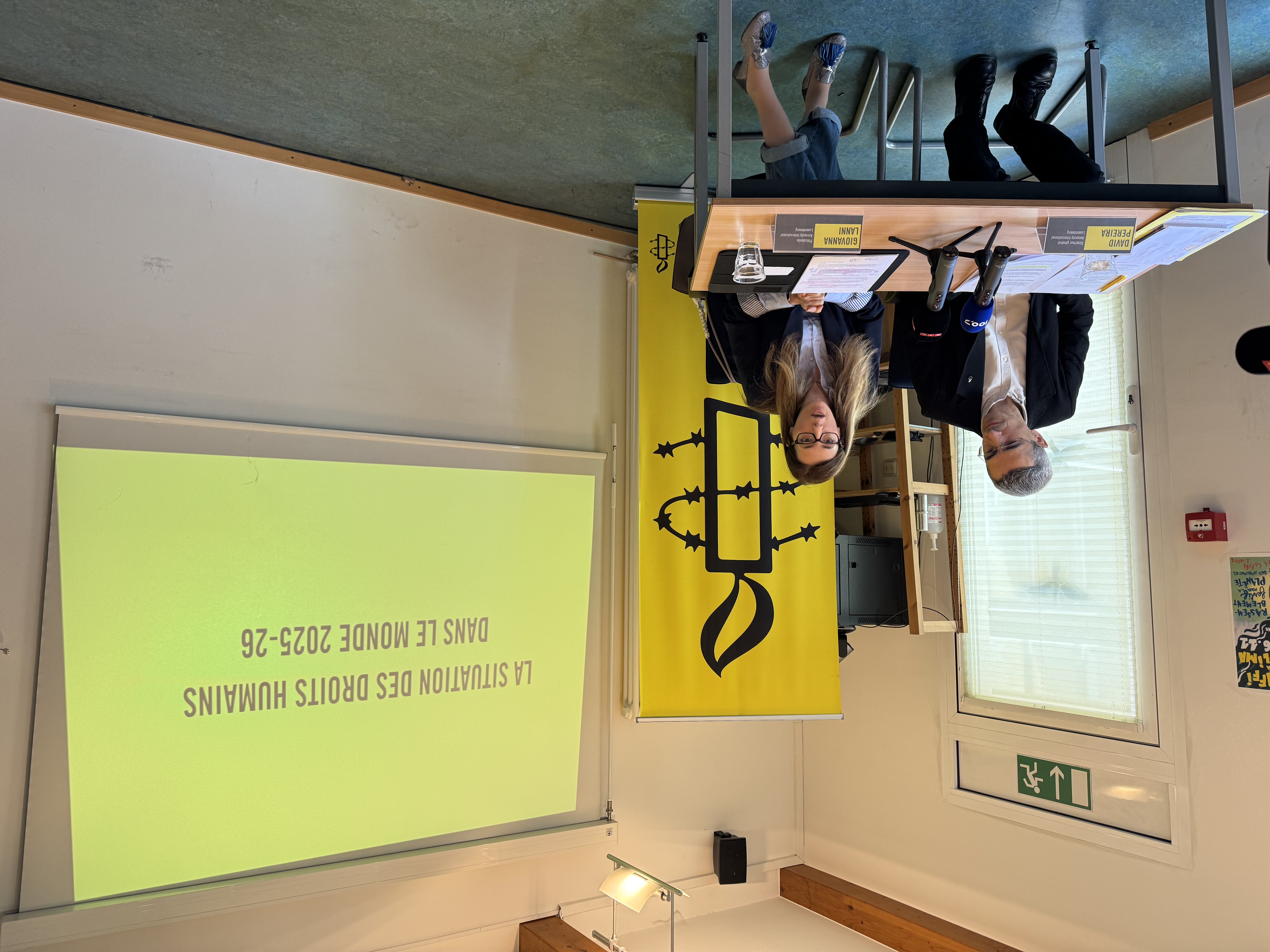 Amnesty International presents Report 2025: "Esou kann et net weidergoen"