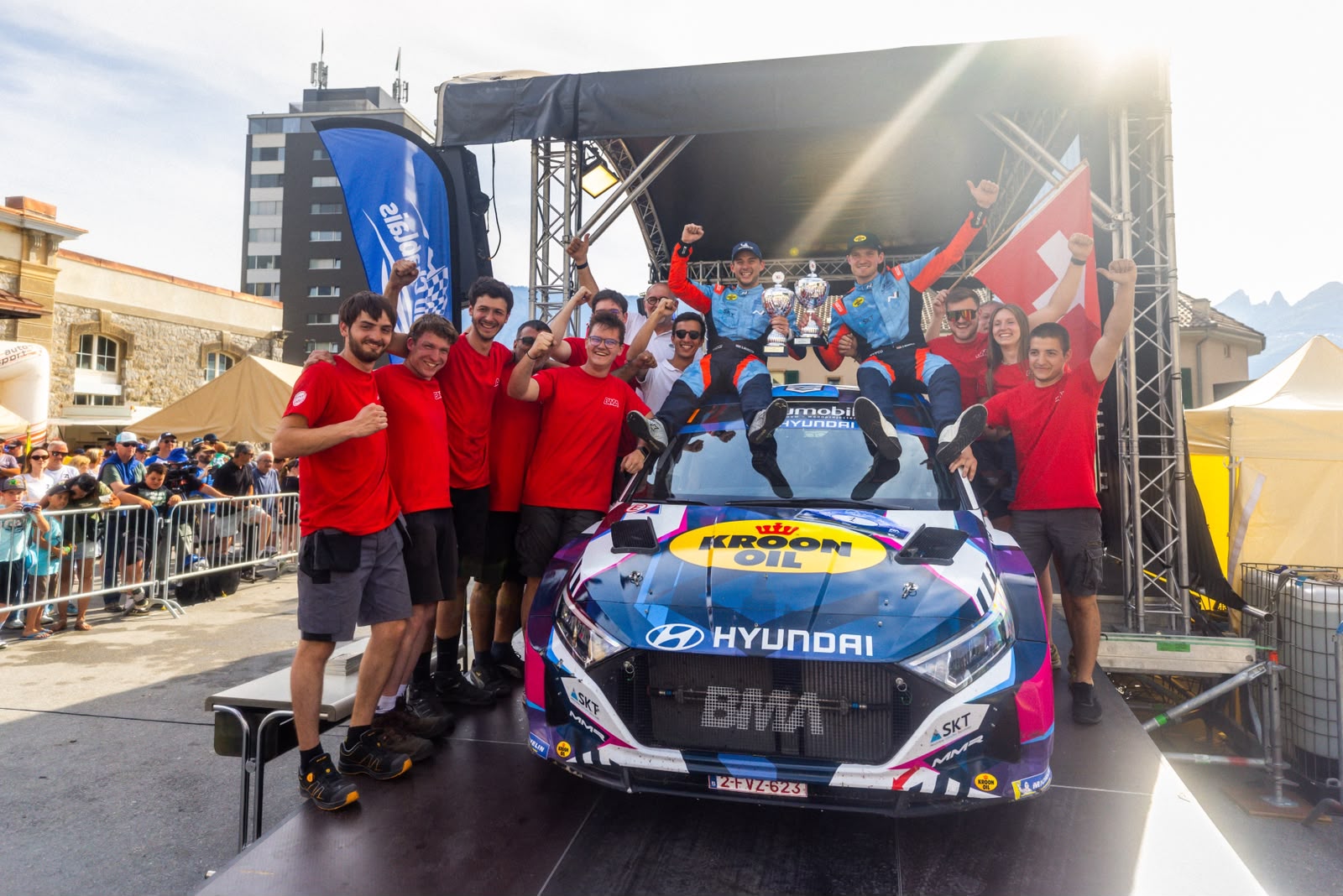 Rallye du Chablais (CH): Grégoire Munster wënnt op Hyundai i20 N Rally2