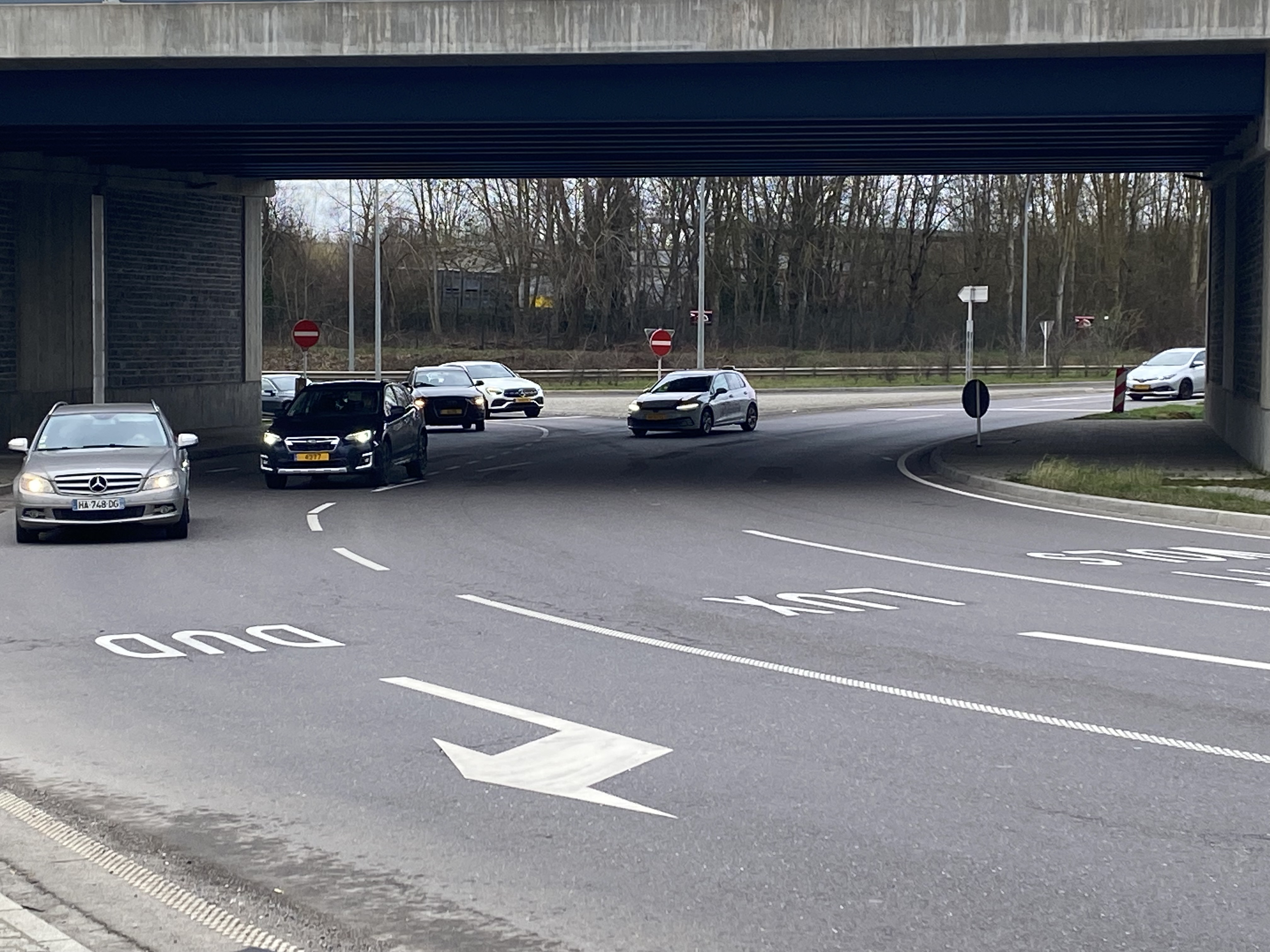 From 2 March: Traffic lights to be installed at Dudelange roundabout