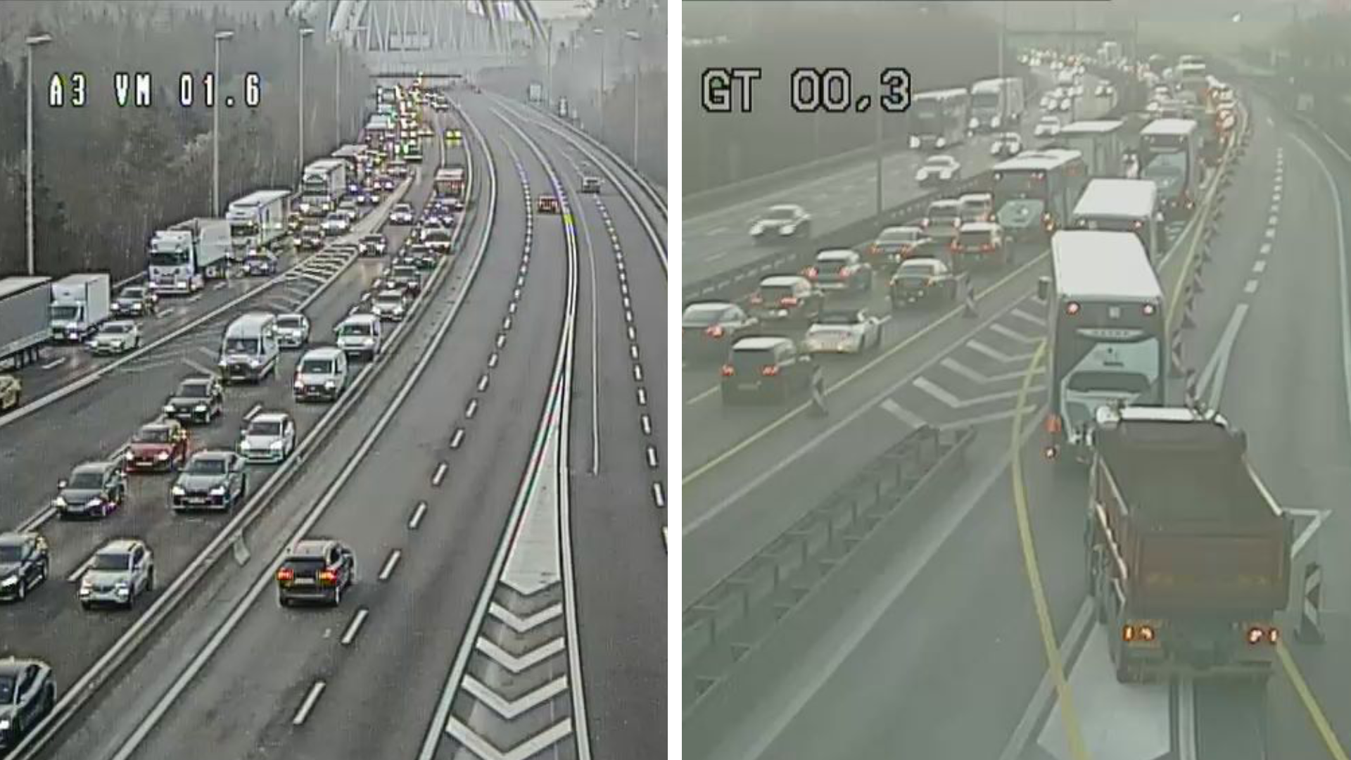 Kilometres of queues: Accident on A1 causes major traffic jams around Luxembourg City on Monday