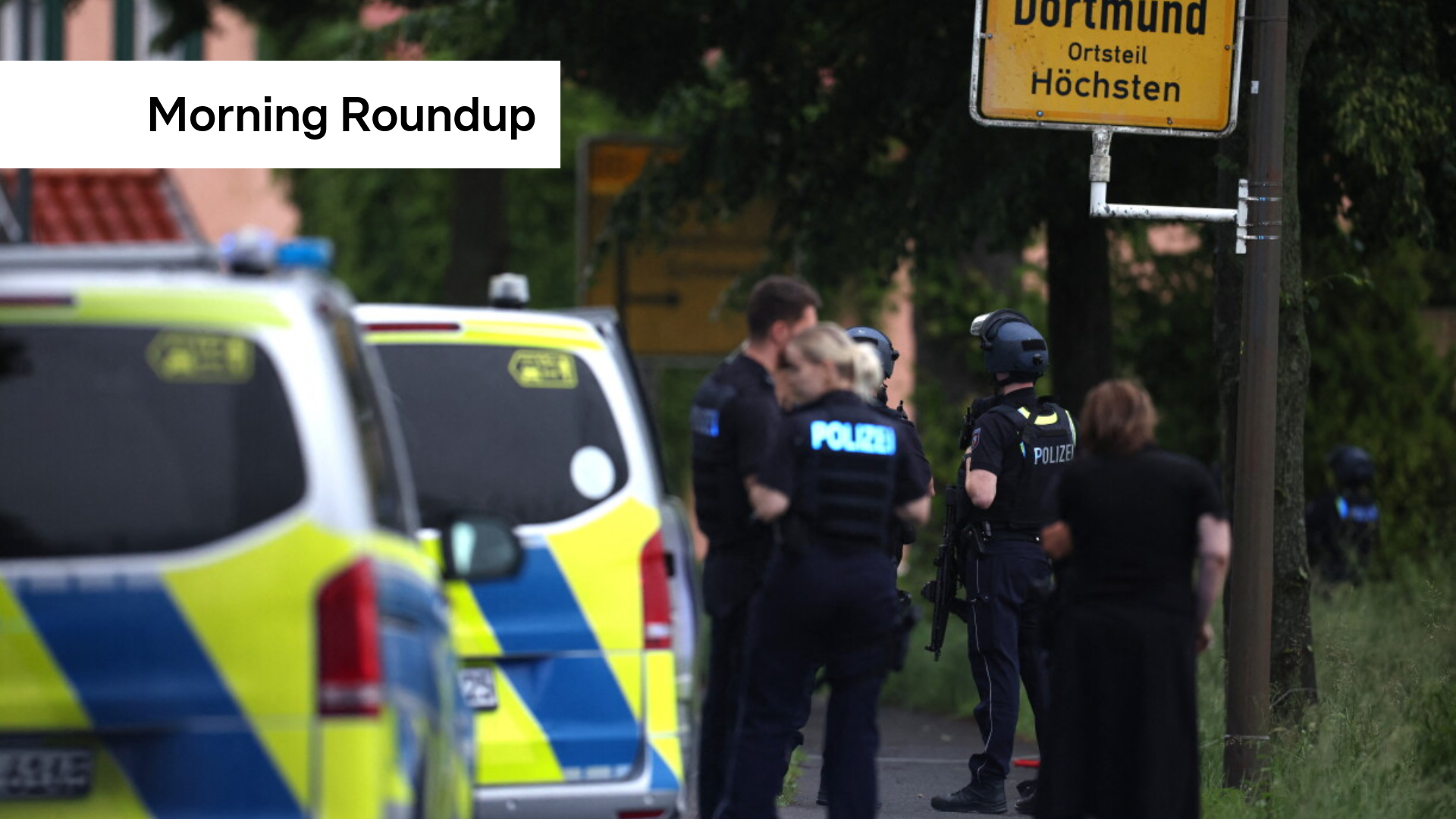 Morning Roundup: Hostage drama in Dortmund, flights to Portugal cancelled today, and Red Lions take on Italy