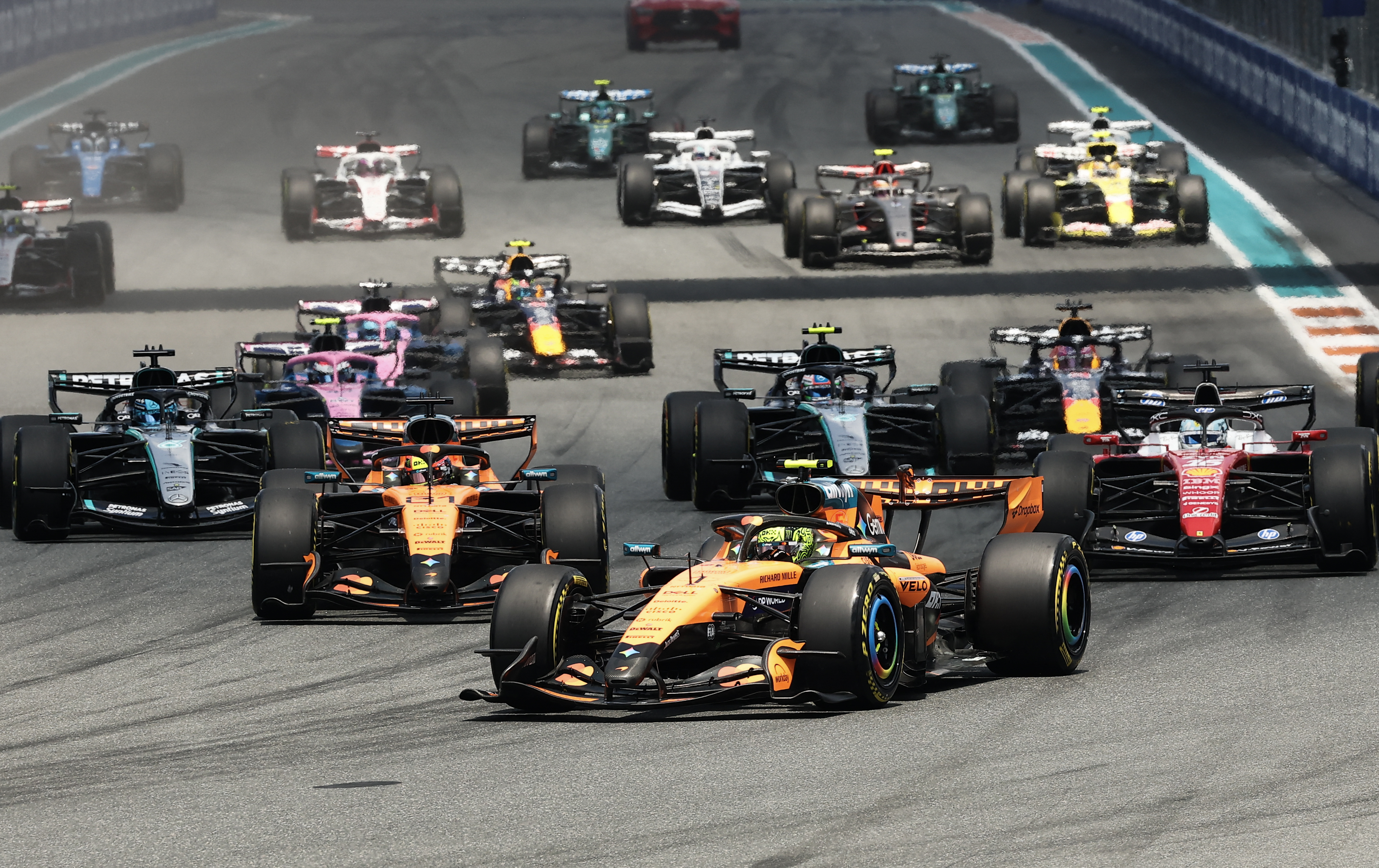 Formel 1: De Lando Norris gewënnt de Sprint zu Miami