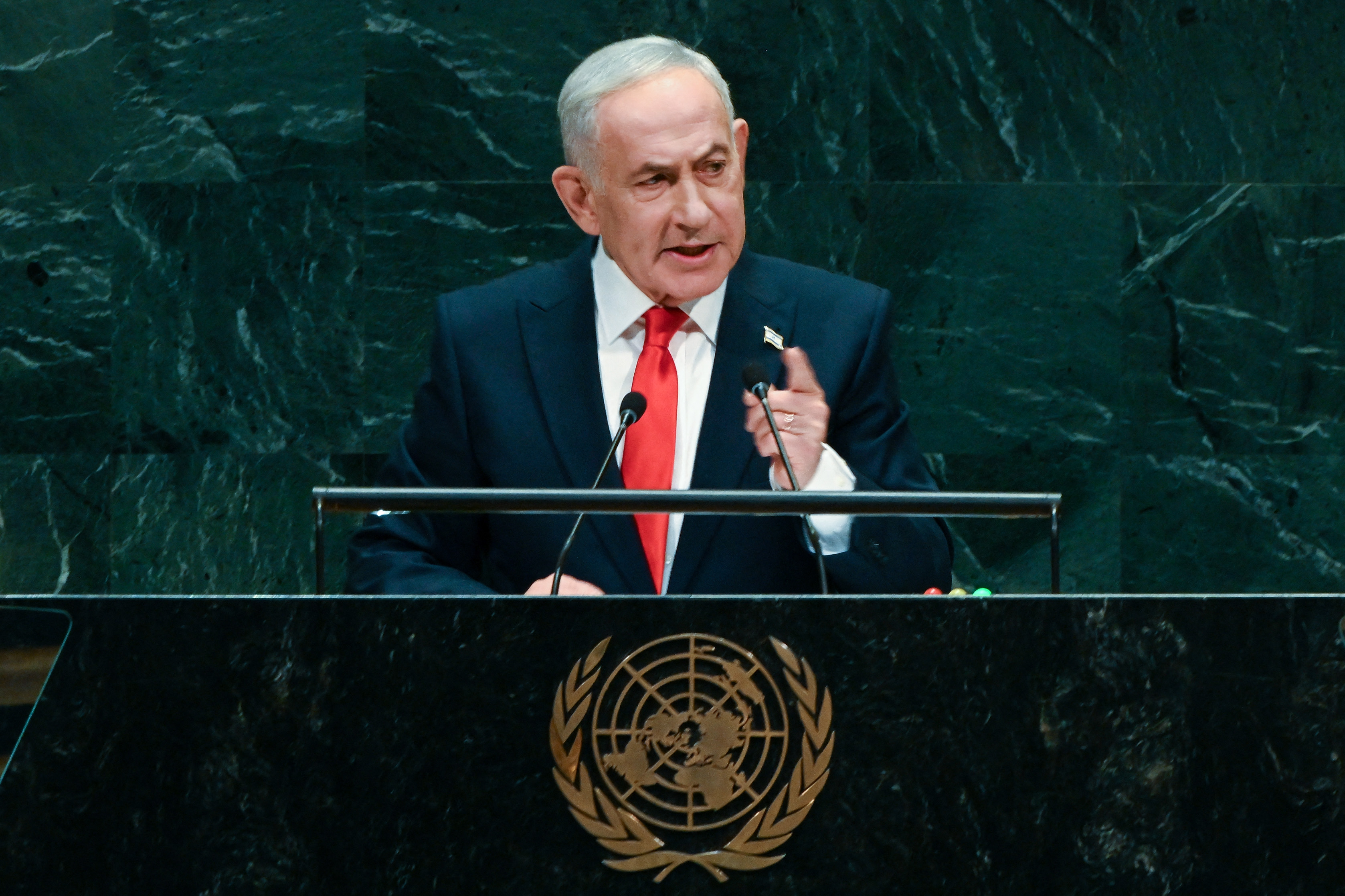 À la tribune de l'ONU: Netanyahu, combatif, pourfend ses détracteurs