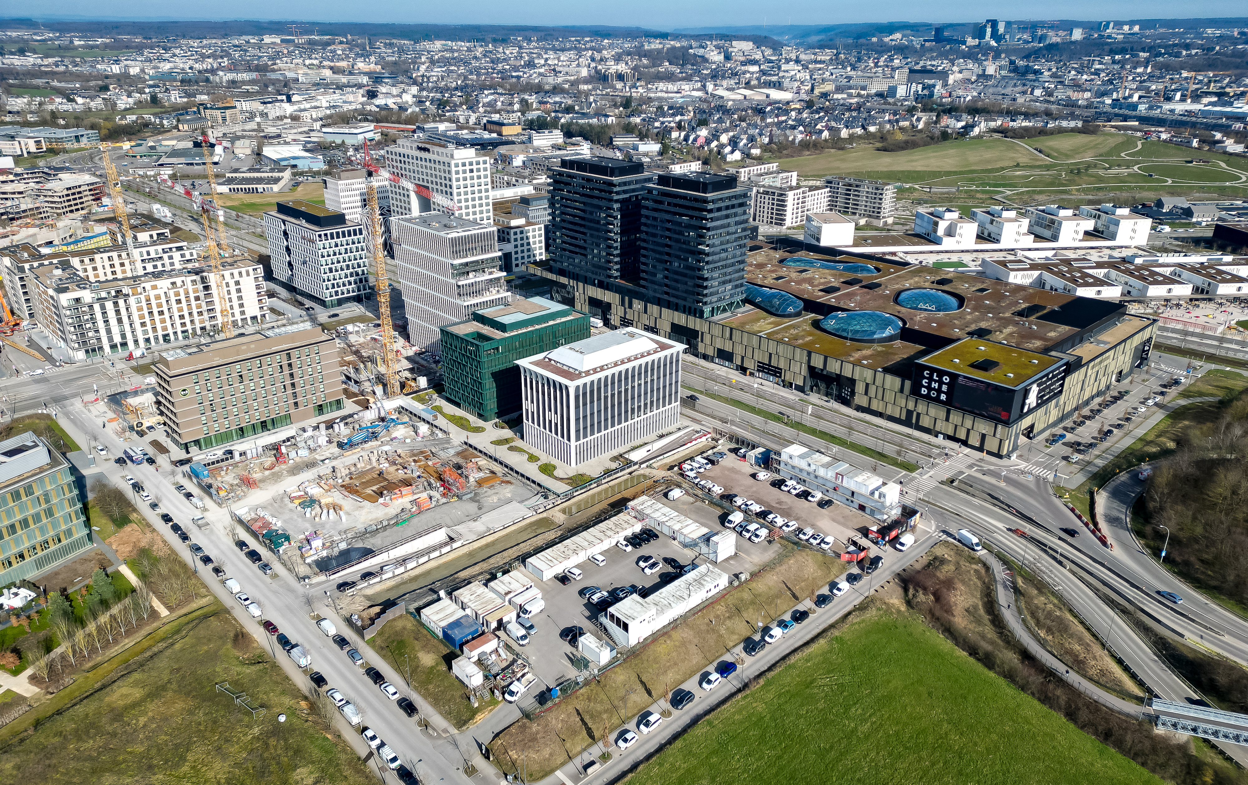 Housing, jobs, and public spaces: New 'Midfield' district planned between Cloche d'Or and Howald