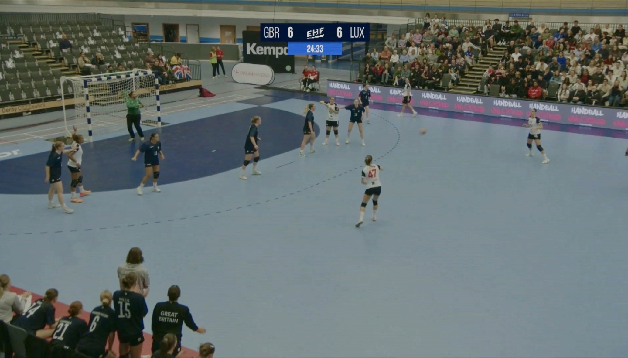 WM-Qualifikatioun am Handball: Dammennationalekipp wënnt Allersmatch a Groussbritannien
