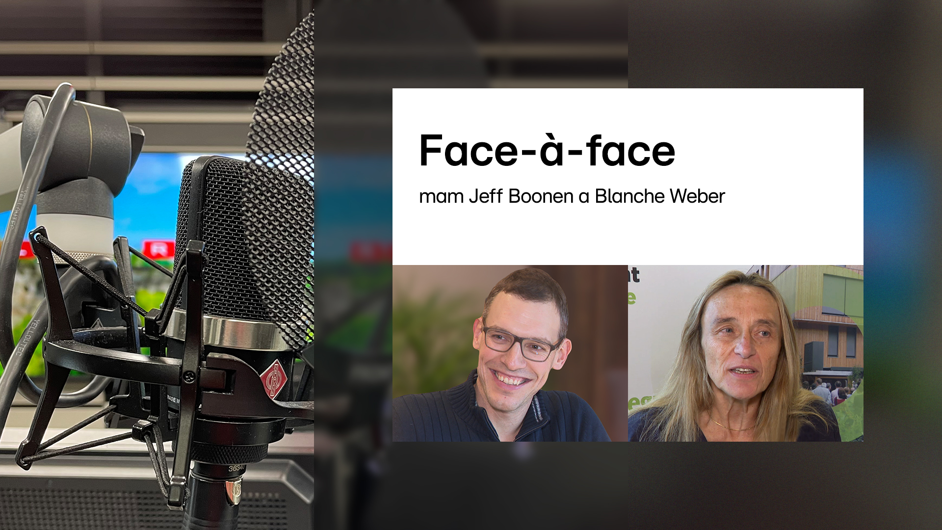 Face-à-face: Jeff Boonen (CSV) vs. Blanche Weber (Mouvement écologique)