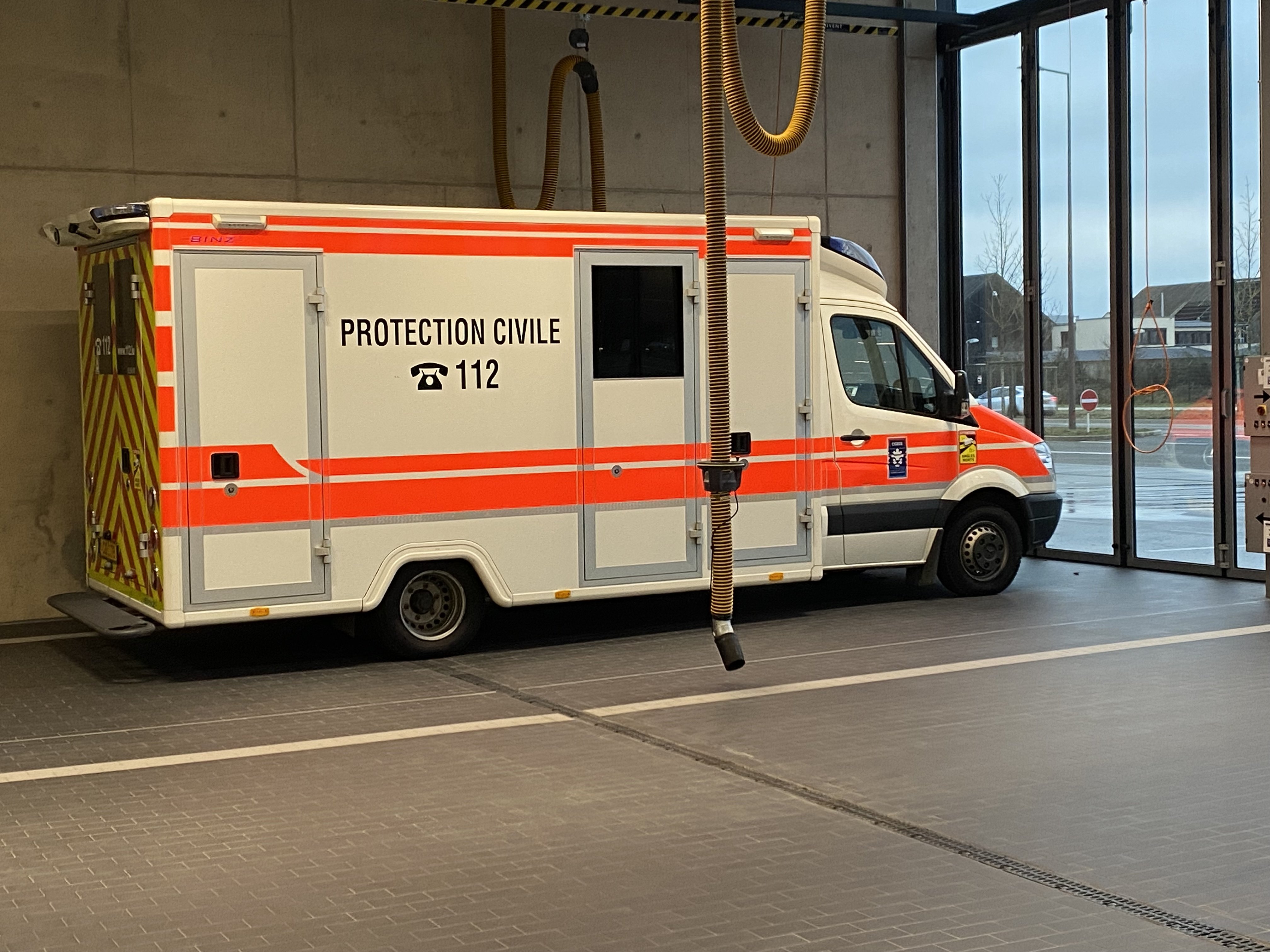 Den CGDIS mellt: Auto rifft am Heischtergronn automatesch ëm Hëllef