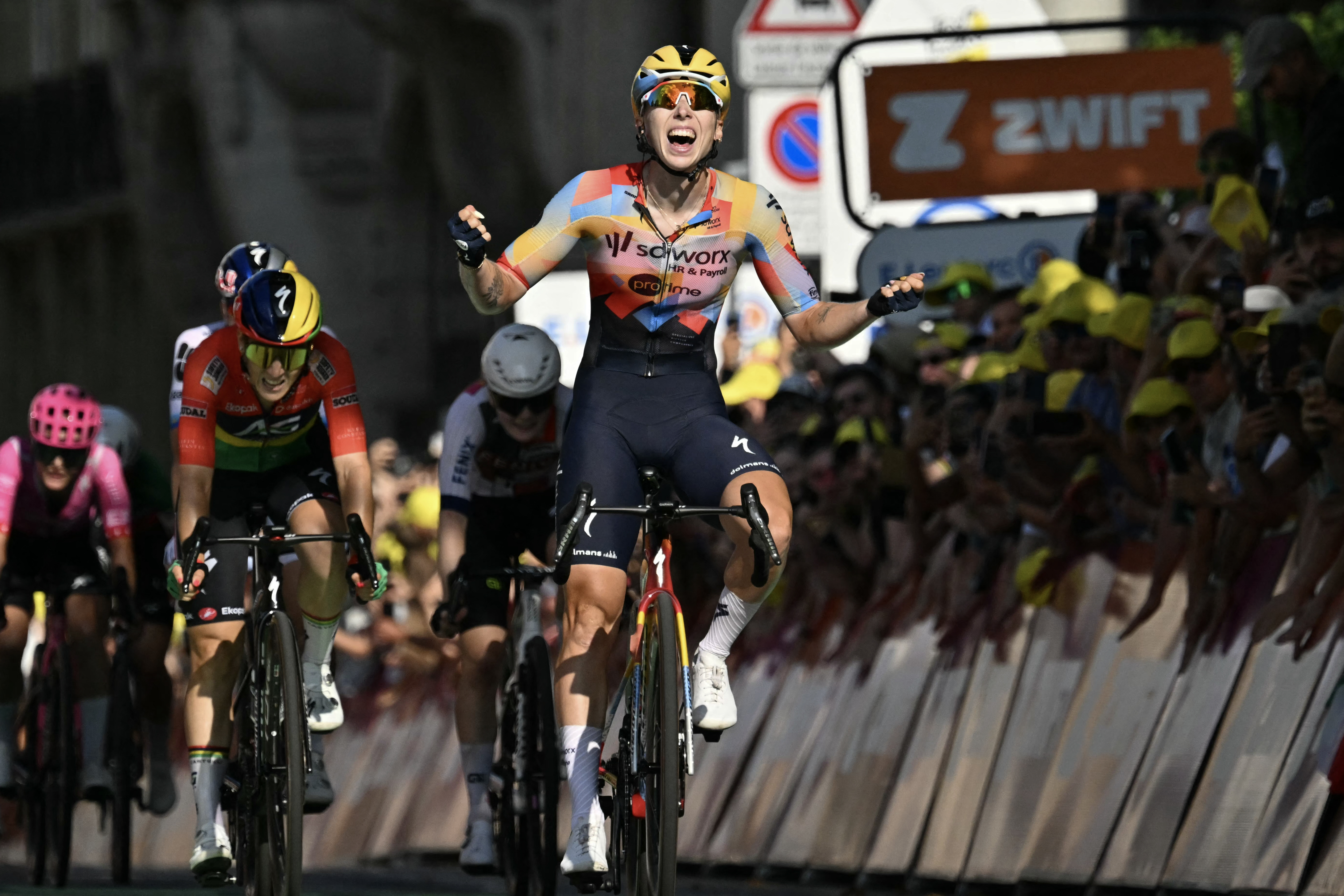 Tour de France Femmes: 1. Etapp: Lorena Wiebes wënnt Optakt zu Lausanne