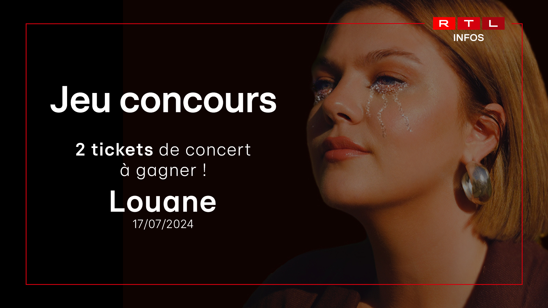Concours: Tentez de gagner deux billets pour le concert de Louane - RTL ...