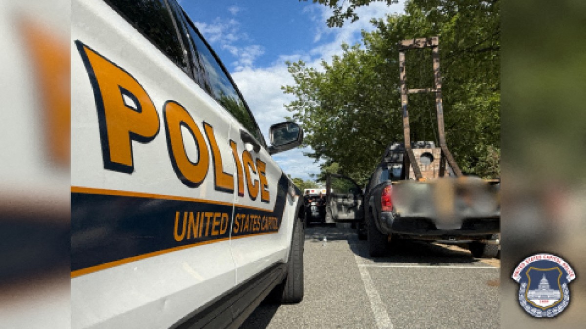 Vu Kalifornien op Washington: Mann an den USA huet eng Guillotine transportéiert a gouf festgeholl