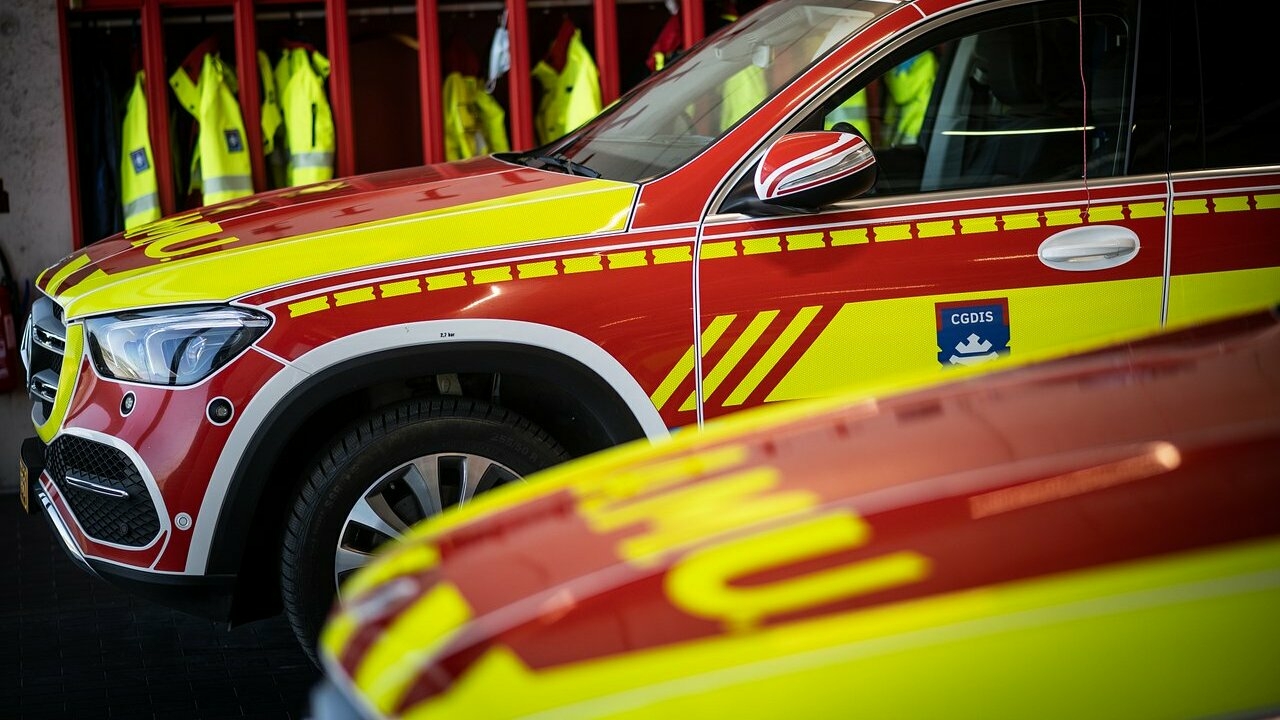 Samu zwee Mol am Asaz: CGDIS mellt véier Accidenter mat all Kéiers engem Blesséierten