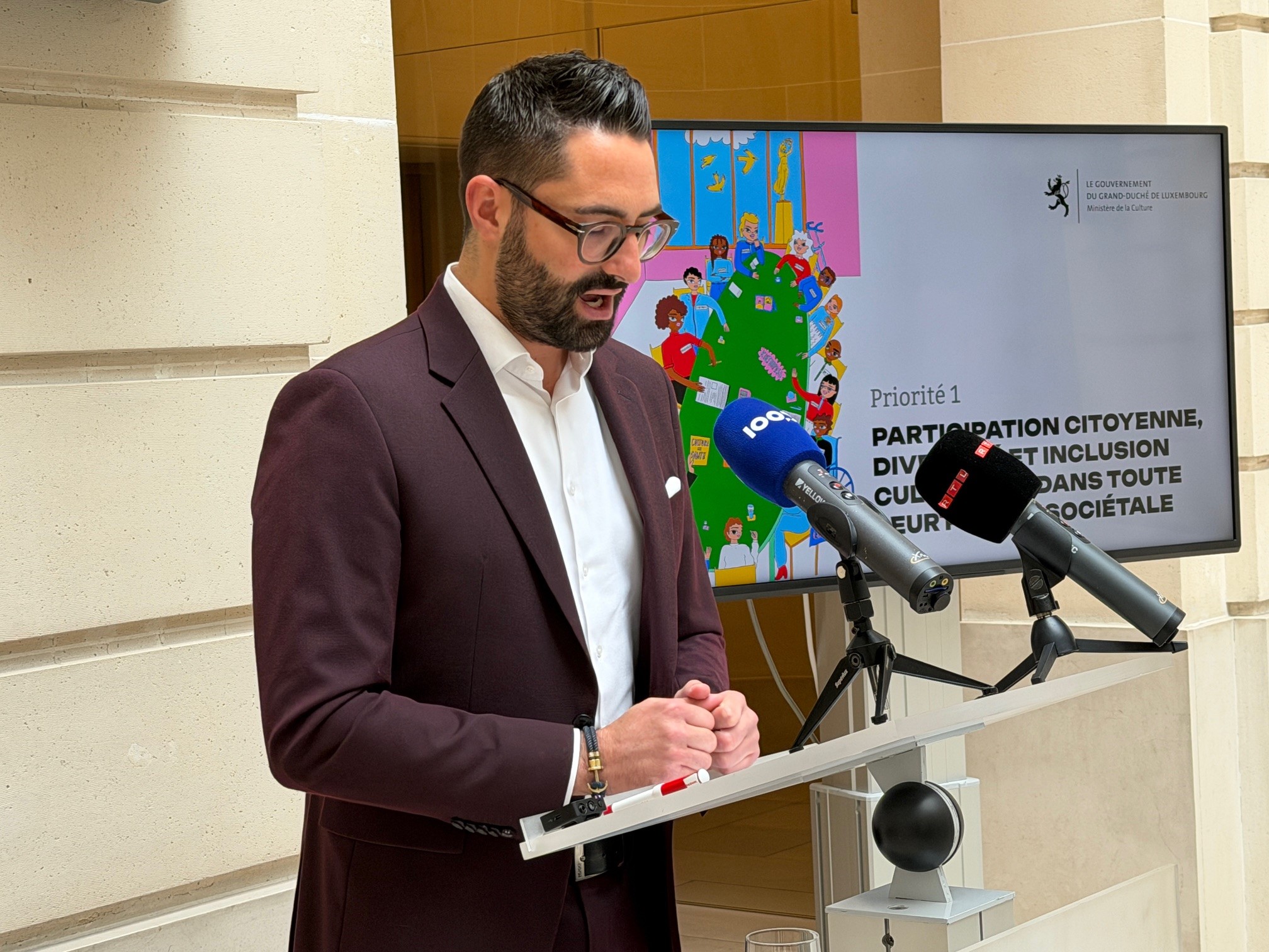 'Access to Culture': Culture Minister Eric Thill unveils 99 measures in new national action plan