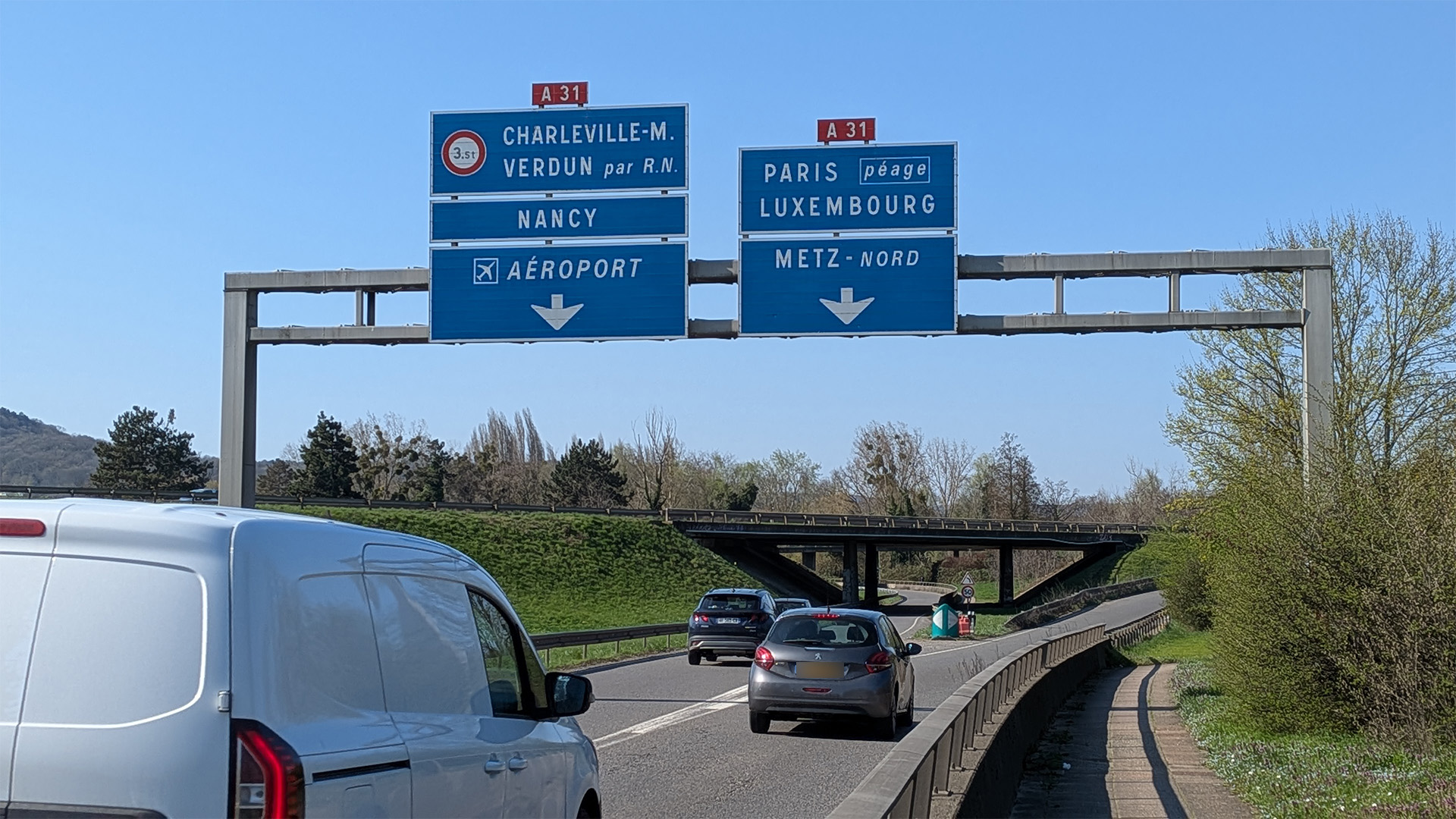 Travaux: L'A31 sera totalement coupée plusieurs soirs la semaine prochaine