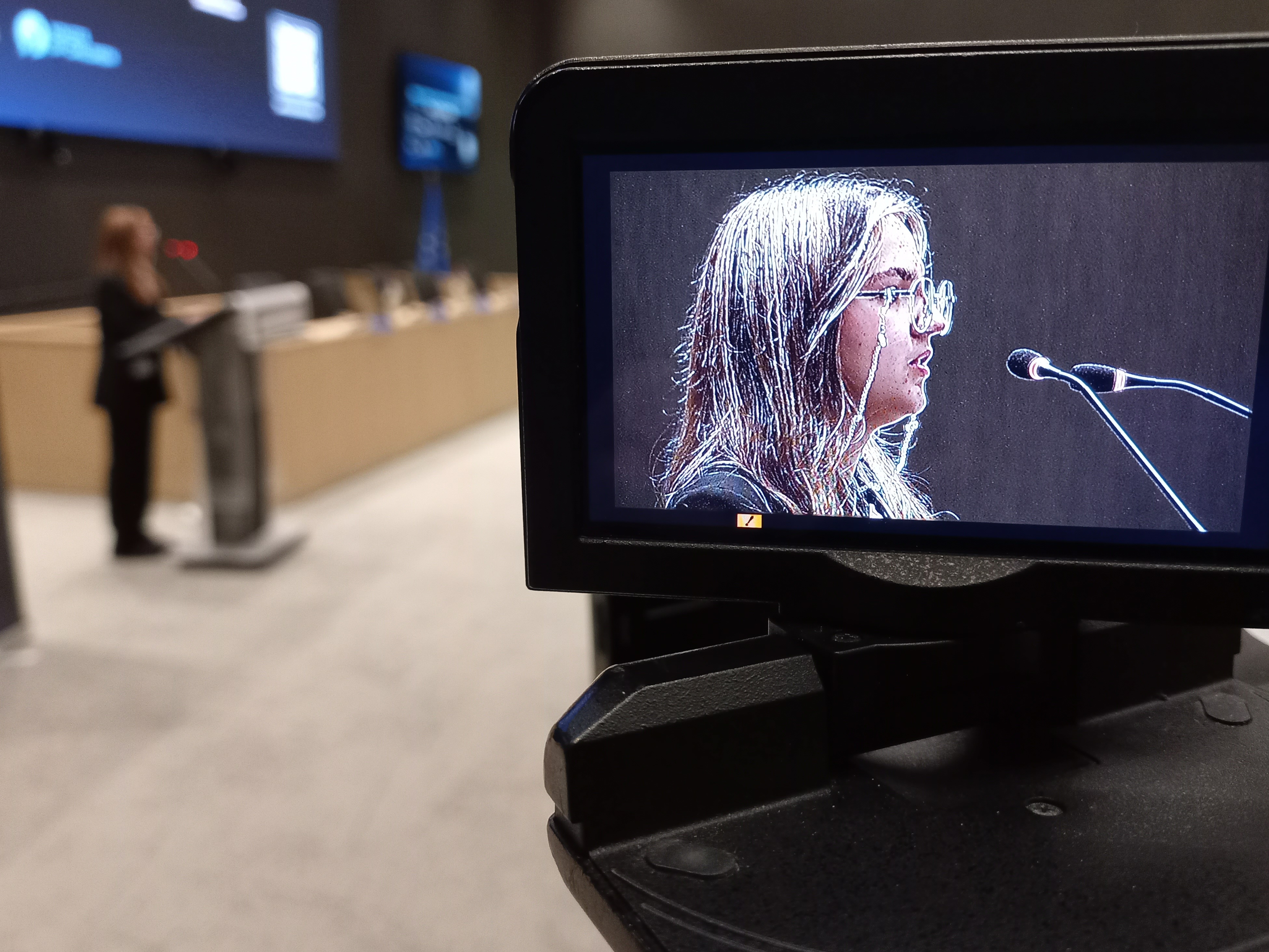 European Parliament in Luxembourg: Young Ukrainian shares testimony of life under Russian occupation