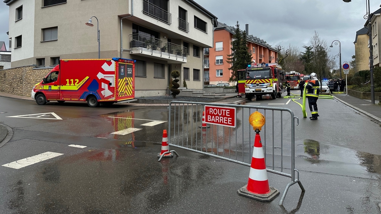 Update: Bertrange: Route de Luxembourg reopened to traffic after fire ...