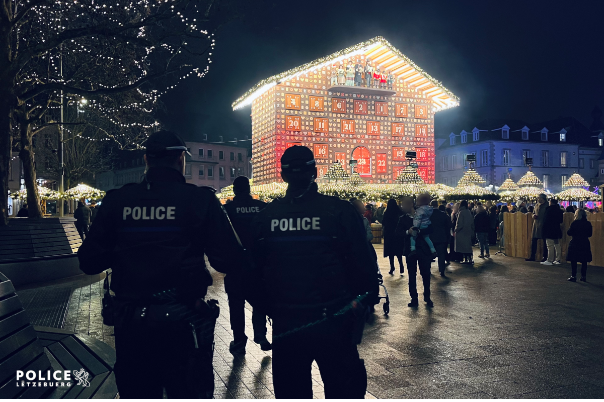 Christmas markets and public transport: Luxembourg City police presence to increase over festive period