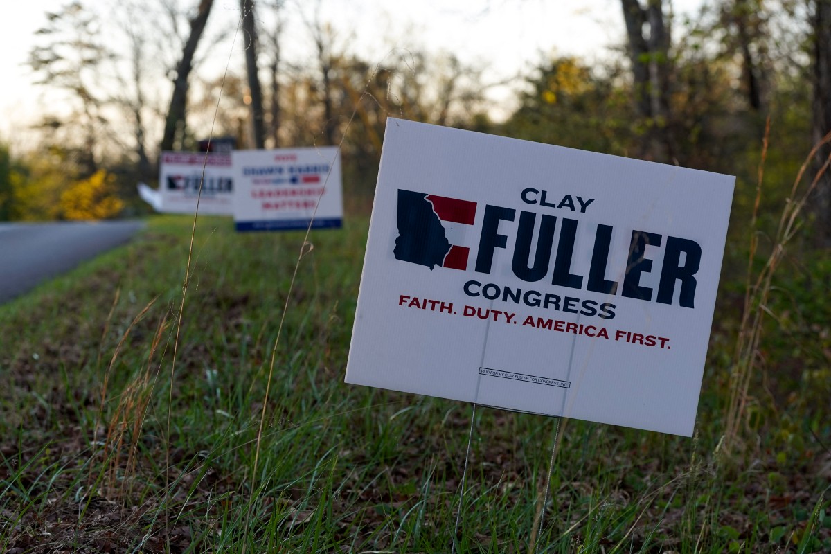 Stéchwal am US-Bundesstaat Georgia: Republikaner Fuller ka sech knapp géint Demokrat Harris duerchsetzen