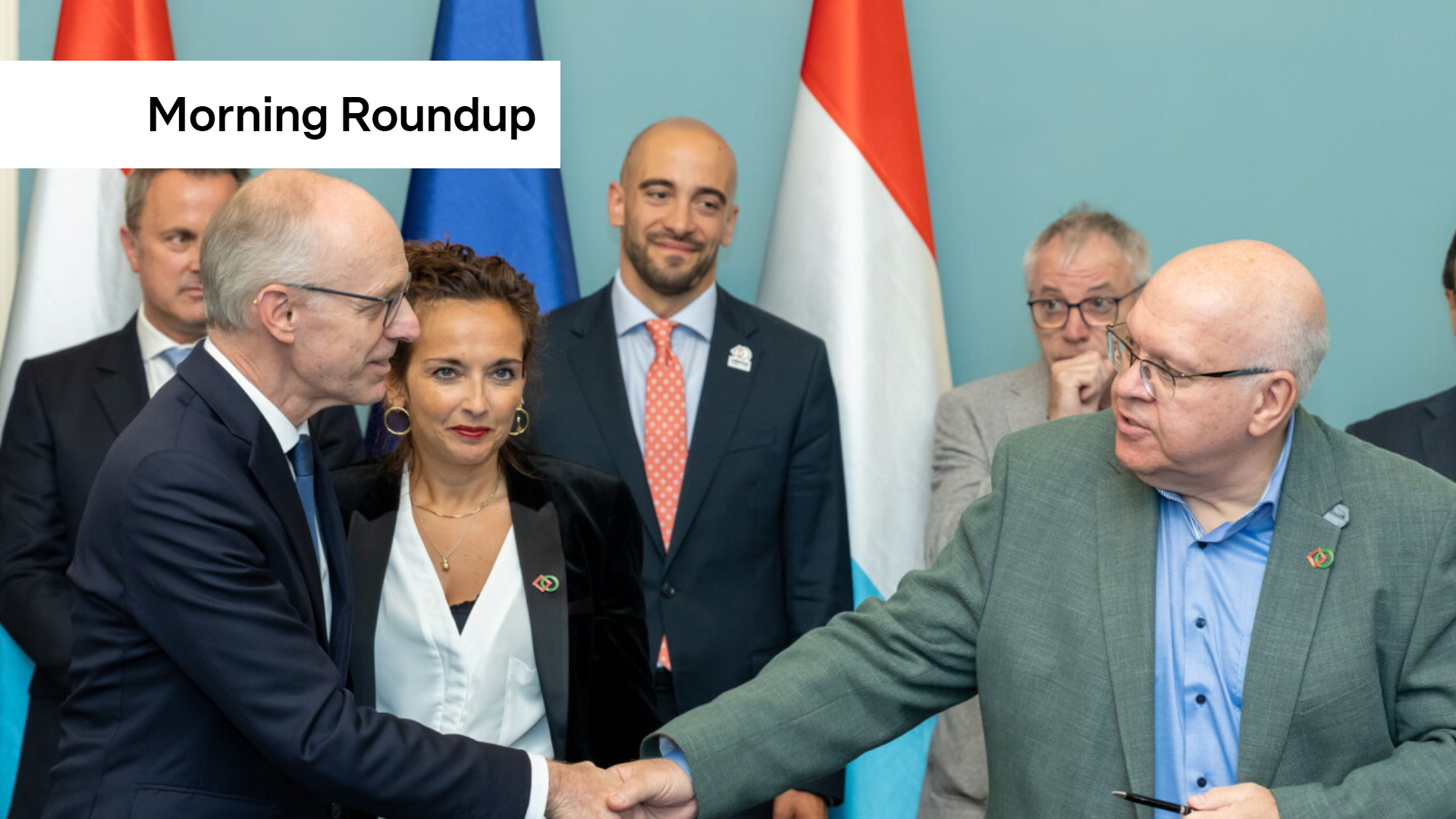 Morning Roundup: Tripartite signed, public invited