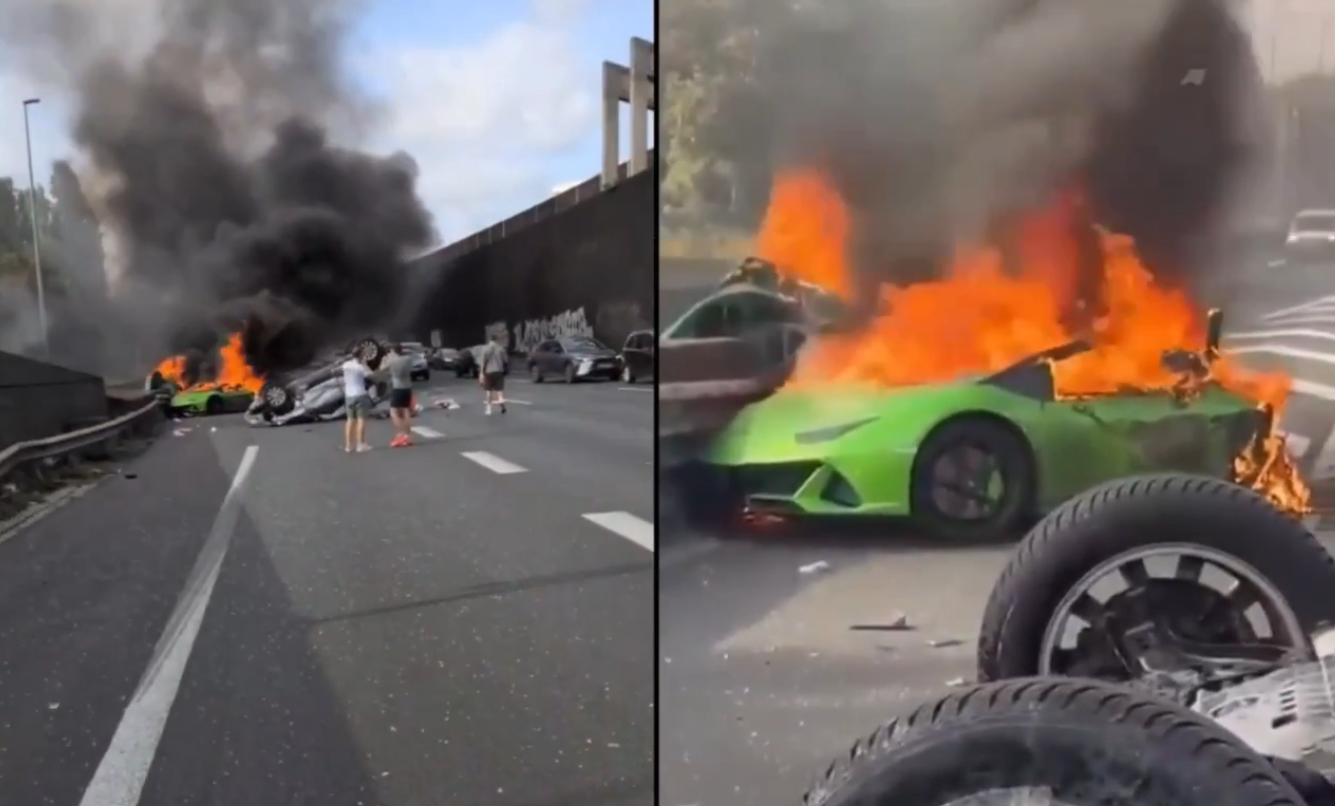 Vitesse excessive: Un père et son fils meurent dans un accident impliquant une Lamborghini près de Paris
