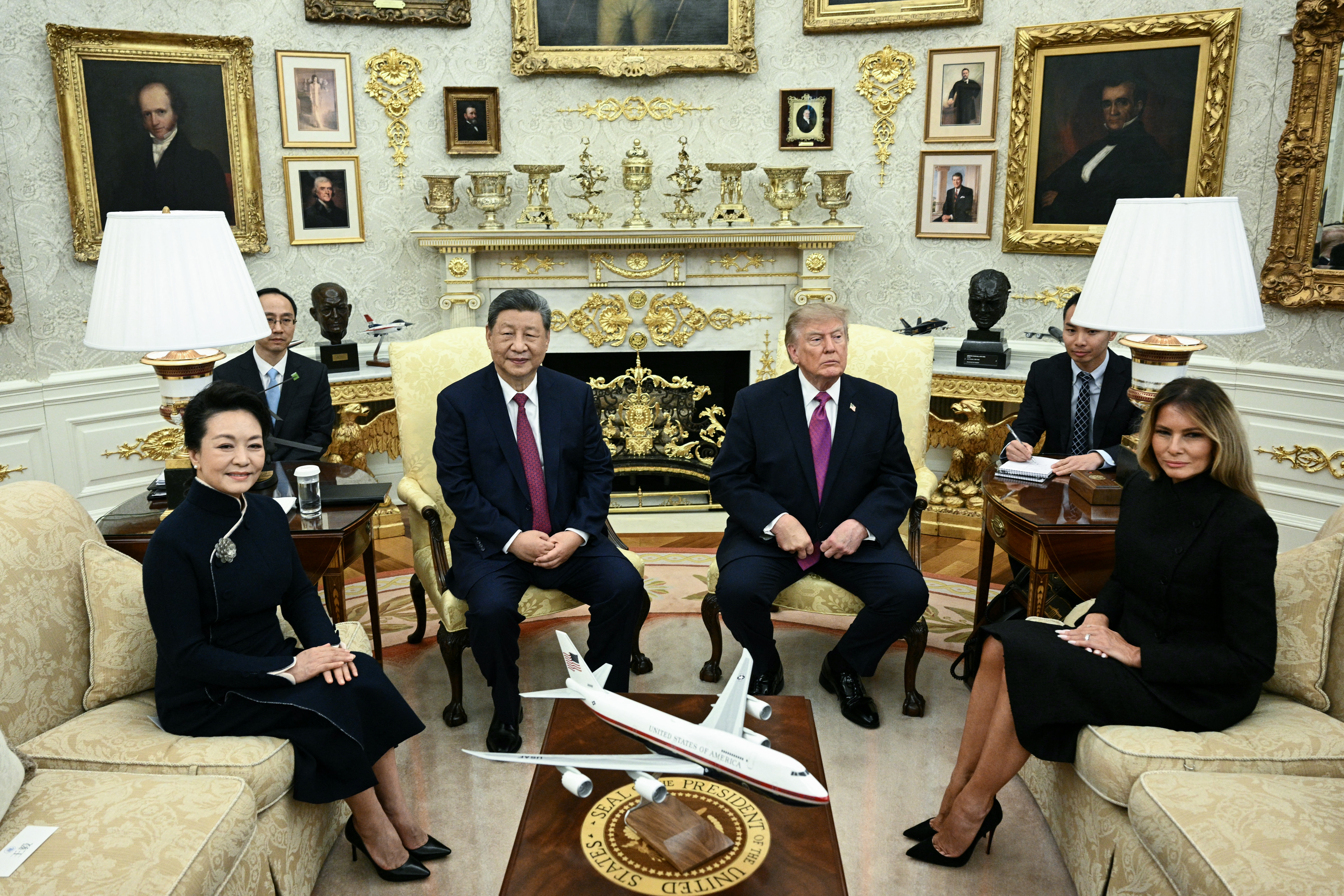 US-Staatsvisitt vum chineesesche President: Den Xi wëll mam Trump zesummeschaffen, fir eng militäresch Konfrontatioun ze vermeiden