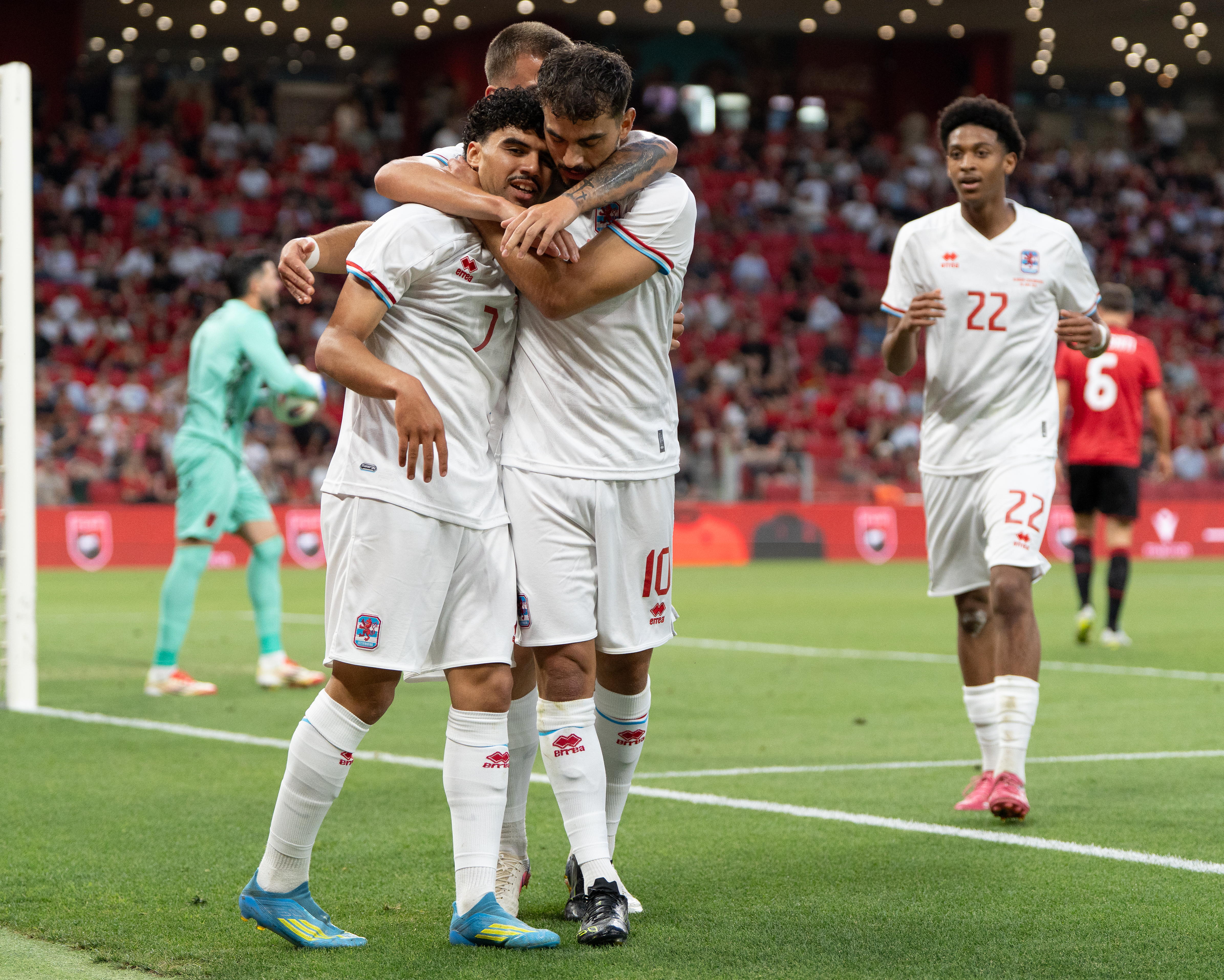 Futtball: Frëndschaftslännermatch: Lëtzebuerg wënnt duerch e Gol vum Danel Sinani géint Albanien