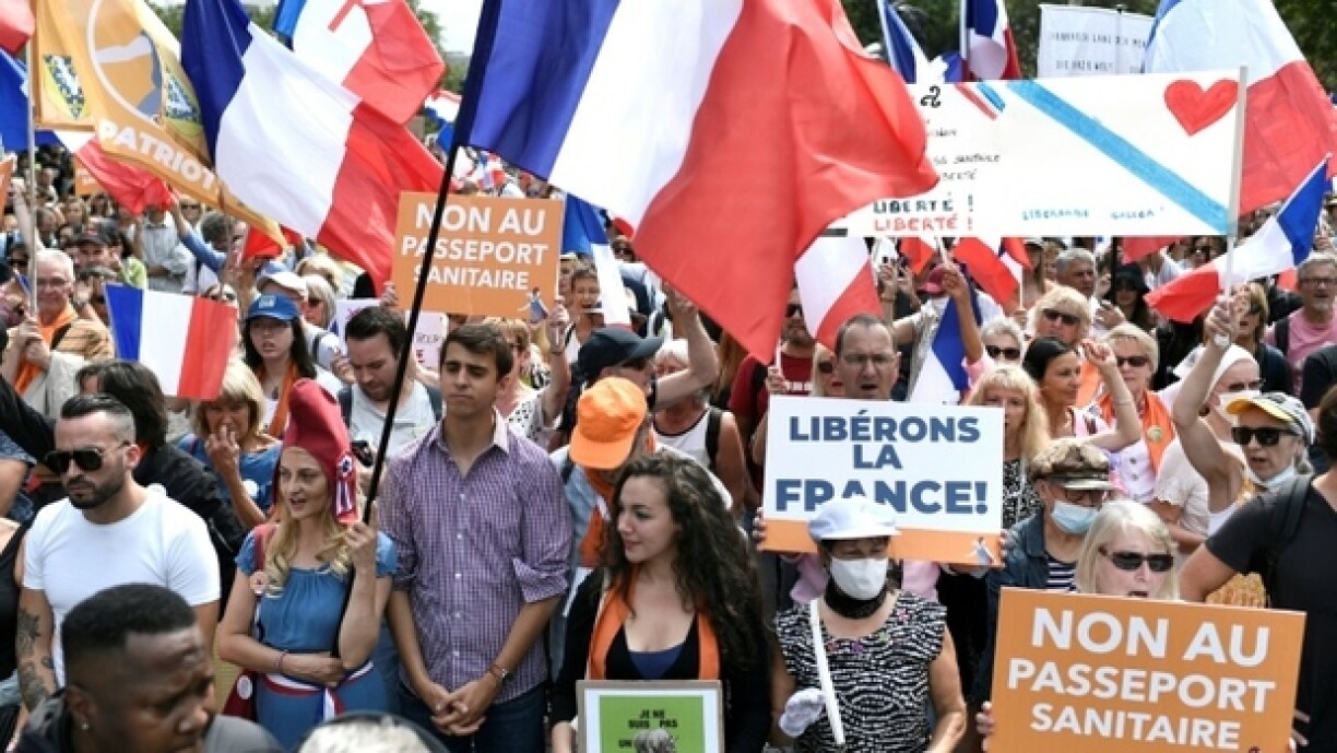 Demonstratioun zu Paräis.