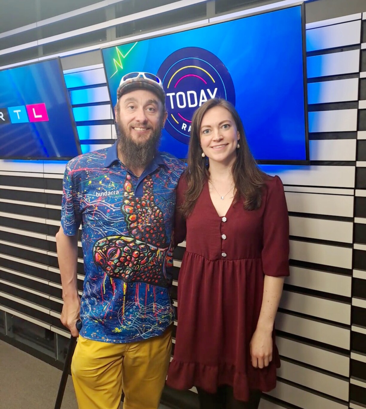 Benny J and Melissa on the Home Stretch