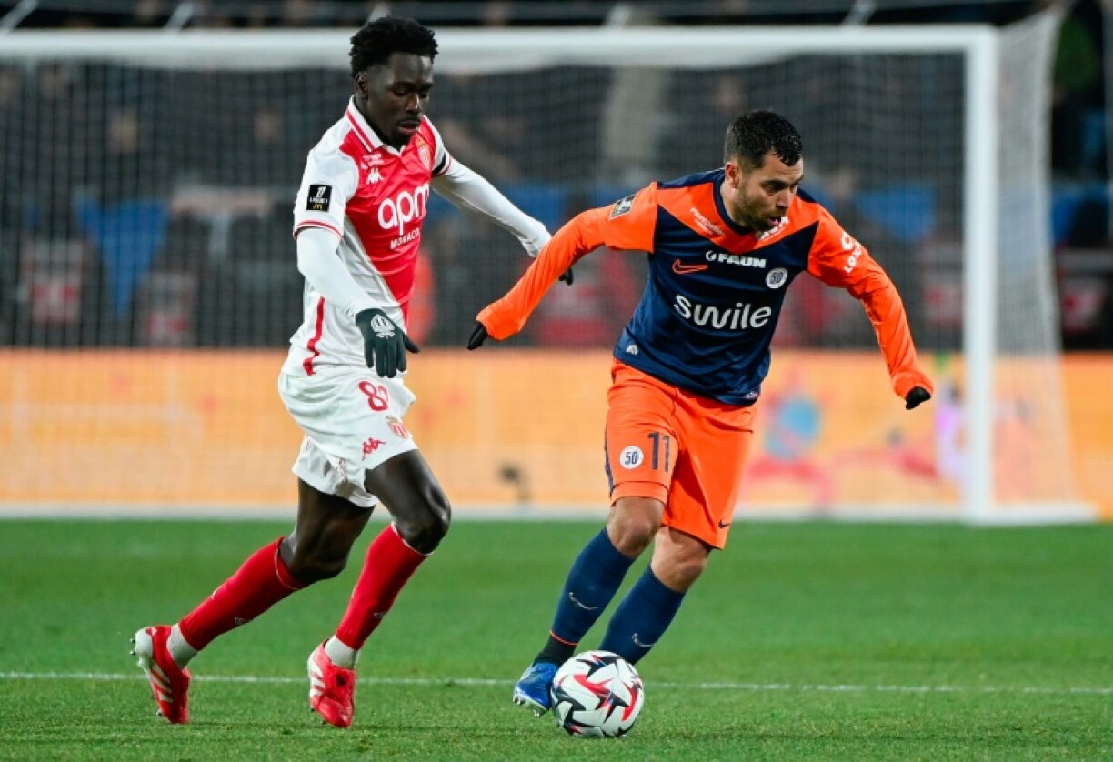 Bottom club Montpellier came from behind to shock Monaco in Ligue 1 on Friday