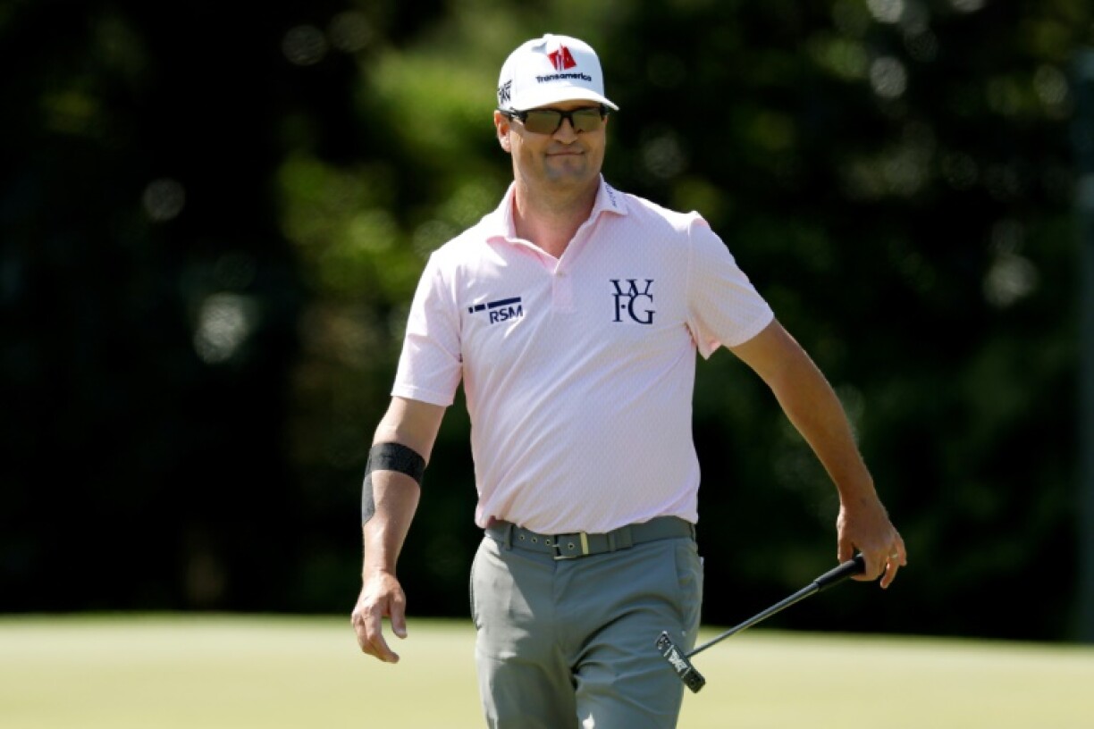 Two-time major winner Zach Johnson of the United States fired a six-under par 66 in the third round of the Masters