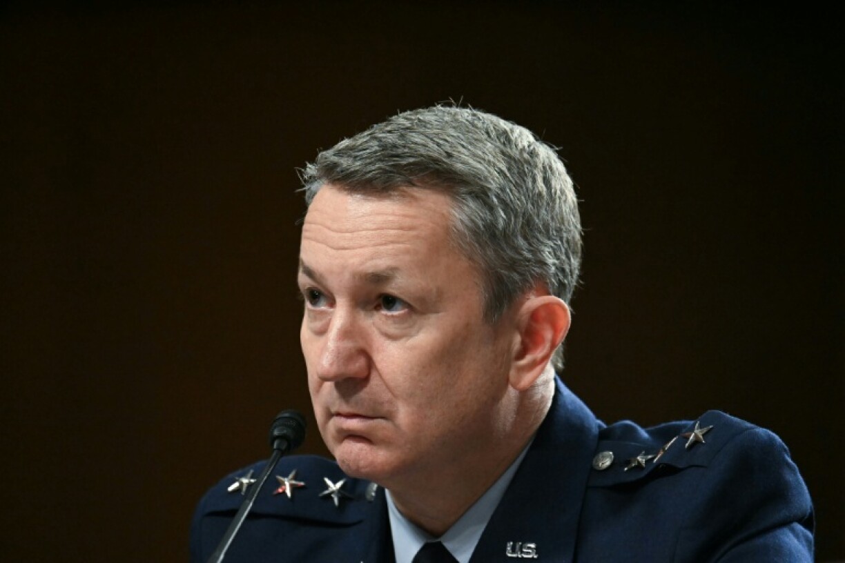 The US Senate has confirmed Dan Caine, pictured testifying during a Senate Armed Services Committee hearing on April 1, 2025, as chairman of the Joint Chiefs of Staff